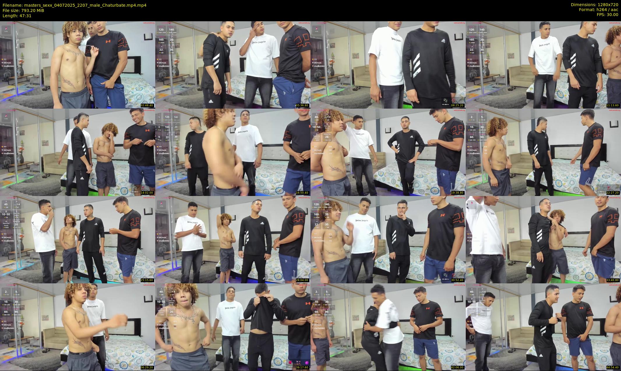 masters_sexx — 48 minute Chaturbate male cam show recording, 720p, Jul 4, 2025