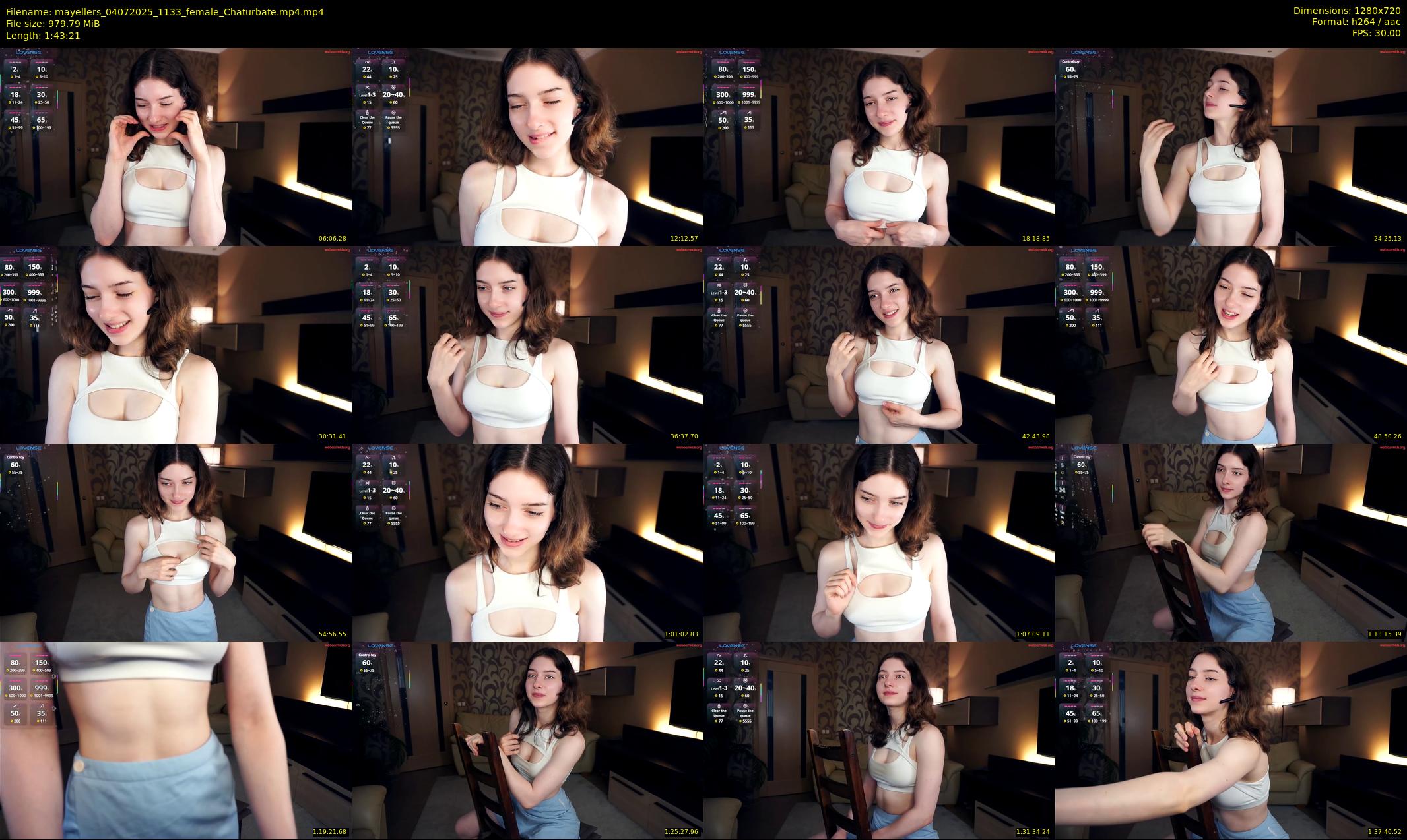 mayellers — 104 minute Chaturbate female cam show recording, 720p, Jul 4, 2025