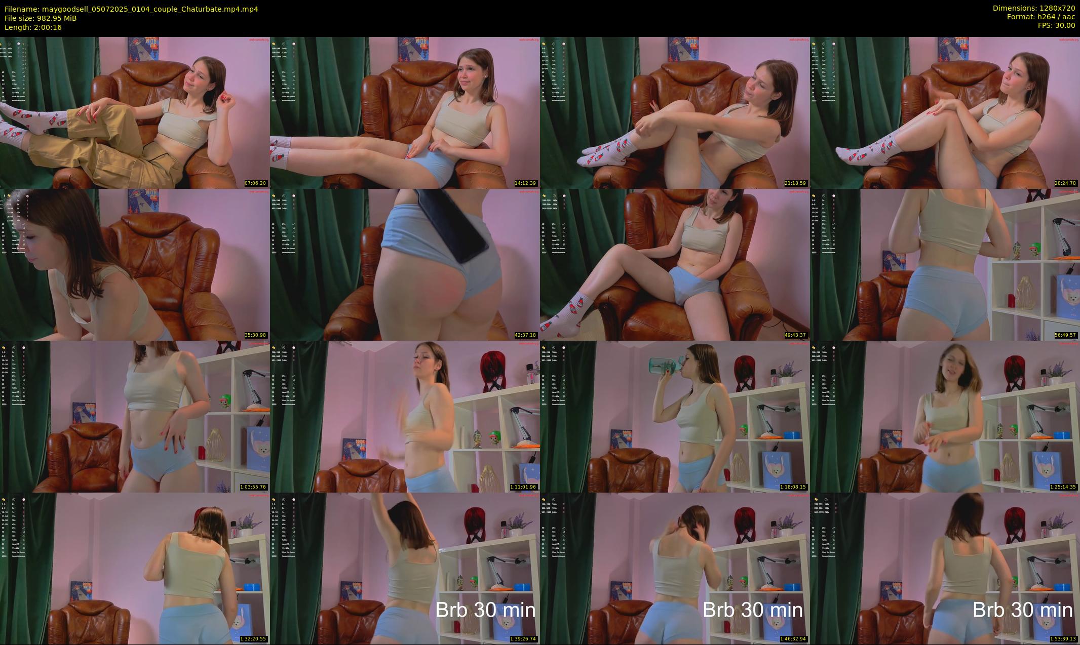 maygoodsell — 121 minute Chaturbate couple cam show recording, 720p, Jul 5, 2025