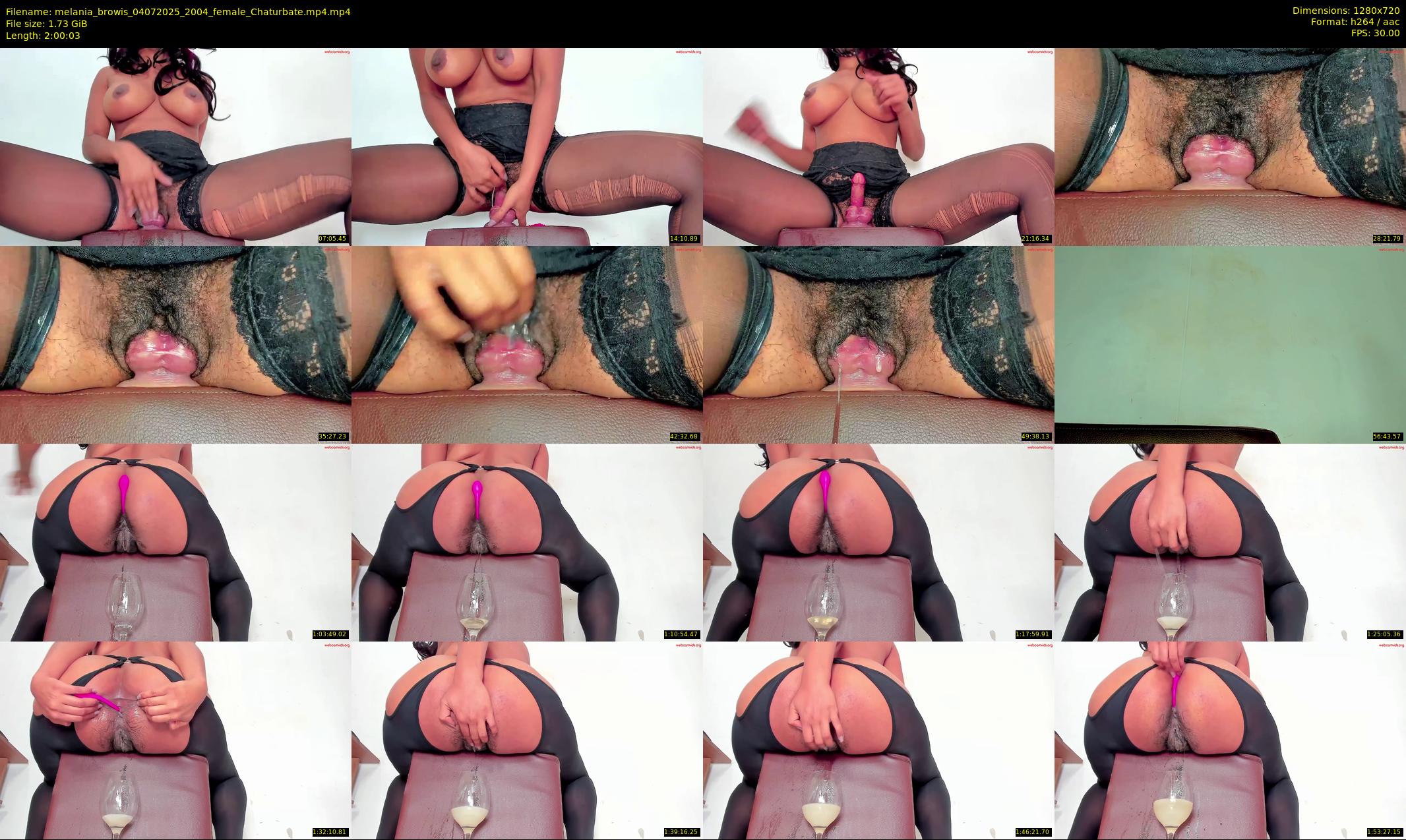 melania_browis — 121 minute Chaturbate female cam show recording, 720p, Jul 4, 2025