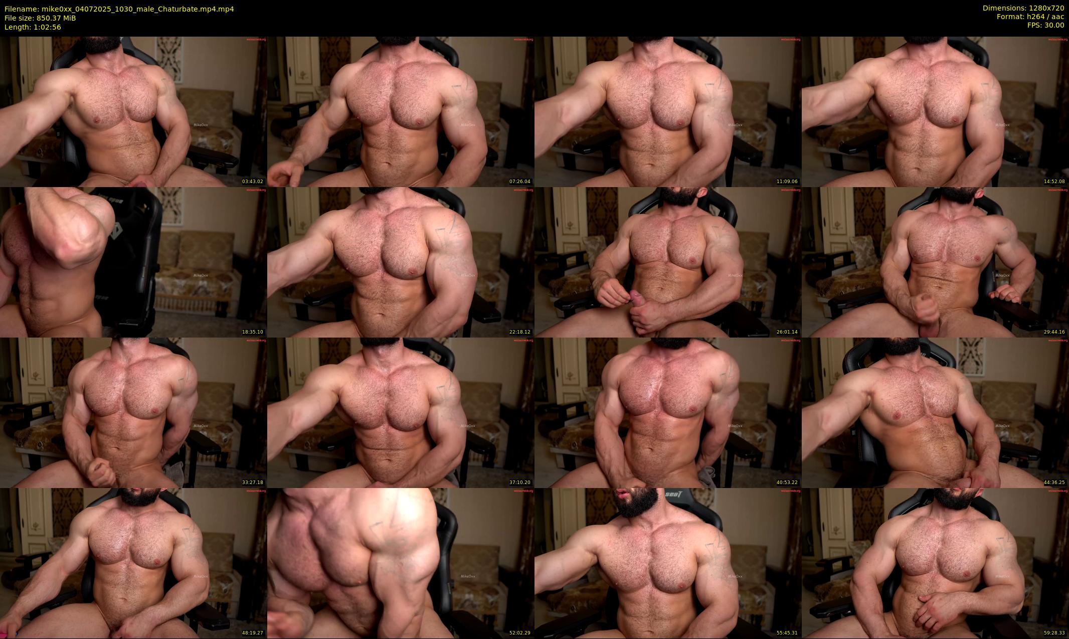 mike0xx — 63 minute Chaturbate male cam show recording, 720p, Jul 4, 2025
