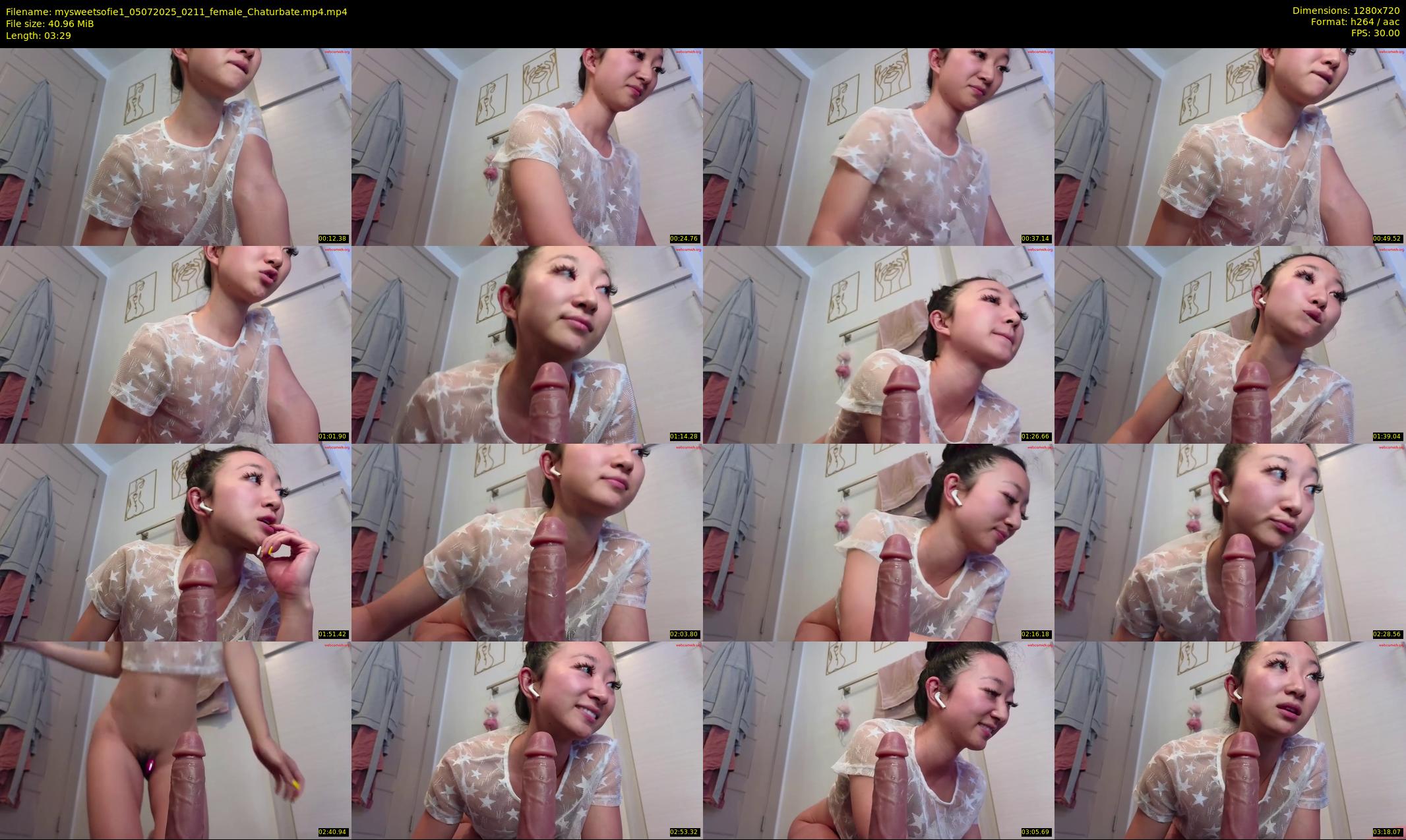 mysweetsofie1 — 4 minute Chaturbate female cam show recording, 720p, Jul 5, 2025