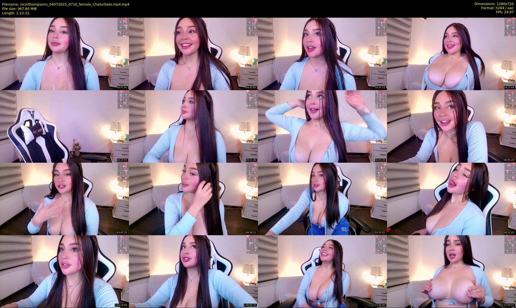 nicolthompsonn — 83 minute Chaturbate female cam show recording, 720p, Jul 4, 2025