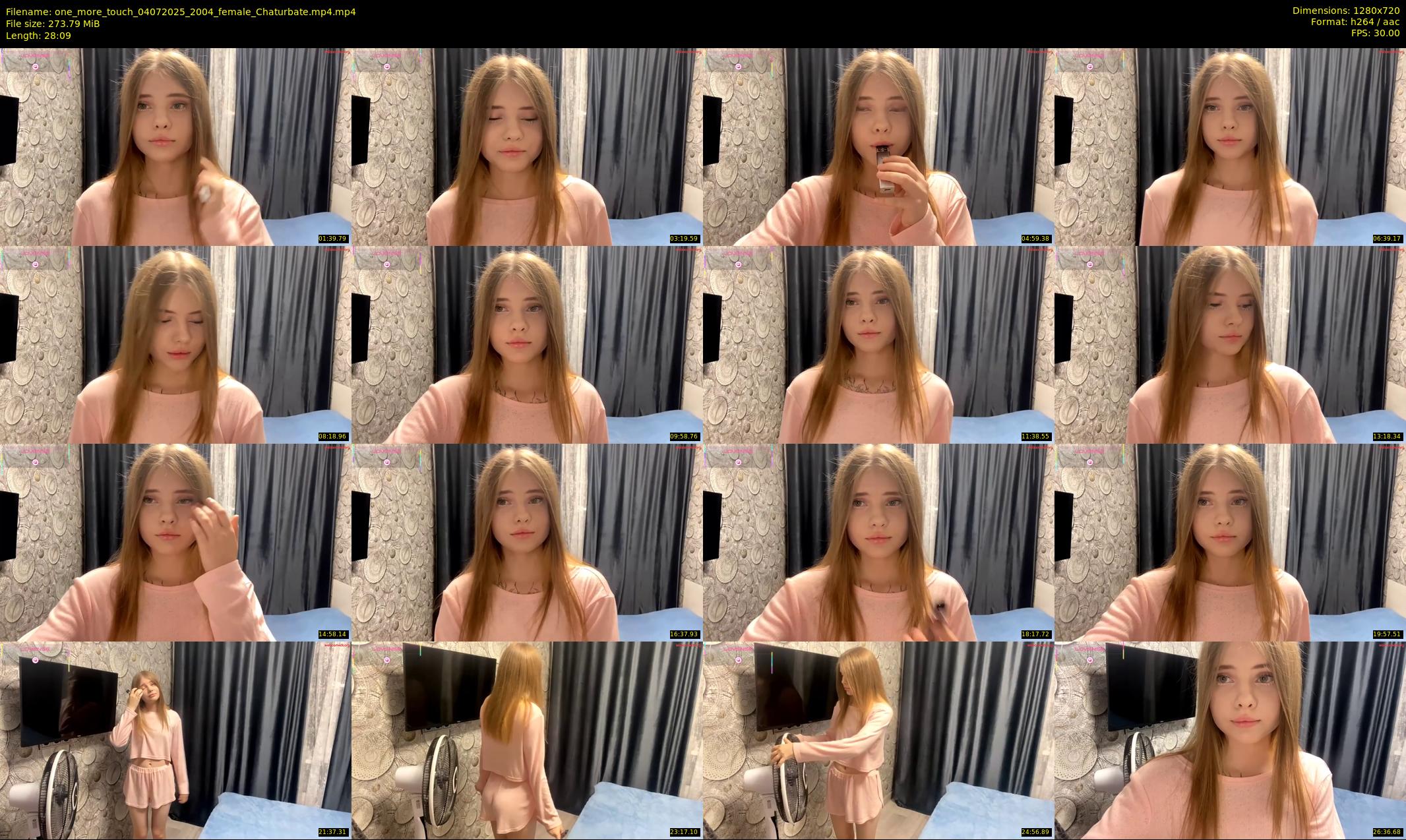 one_more_touch — 29 minute Chaturbate female cam show recording, 720p, Jul 4, 2025