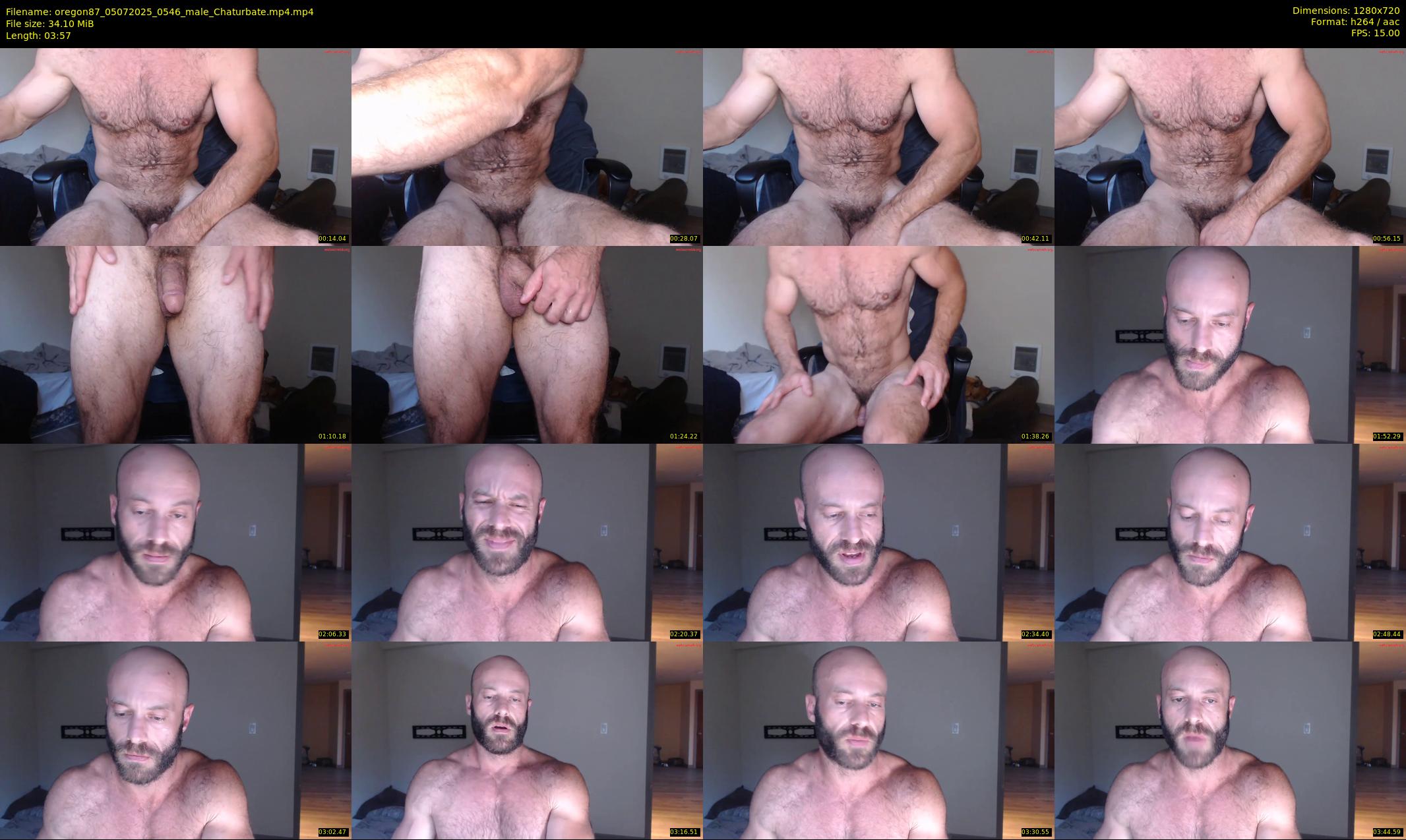 oregon87 — 4 minute Chaturbate male cam show recording, 720p, Jul 5, 2025