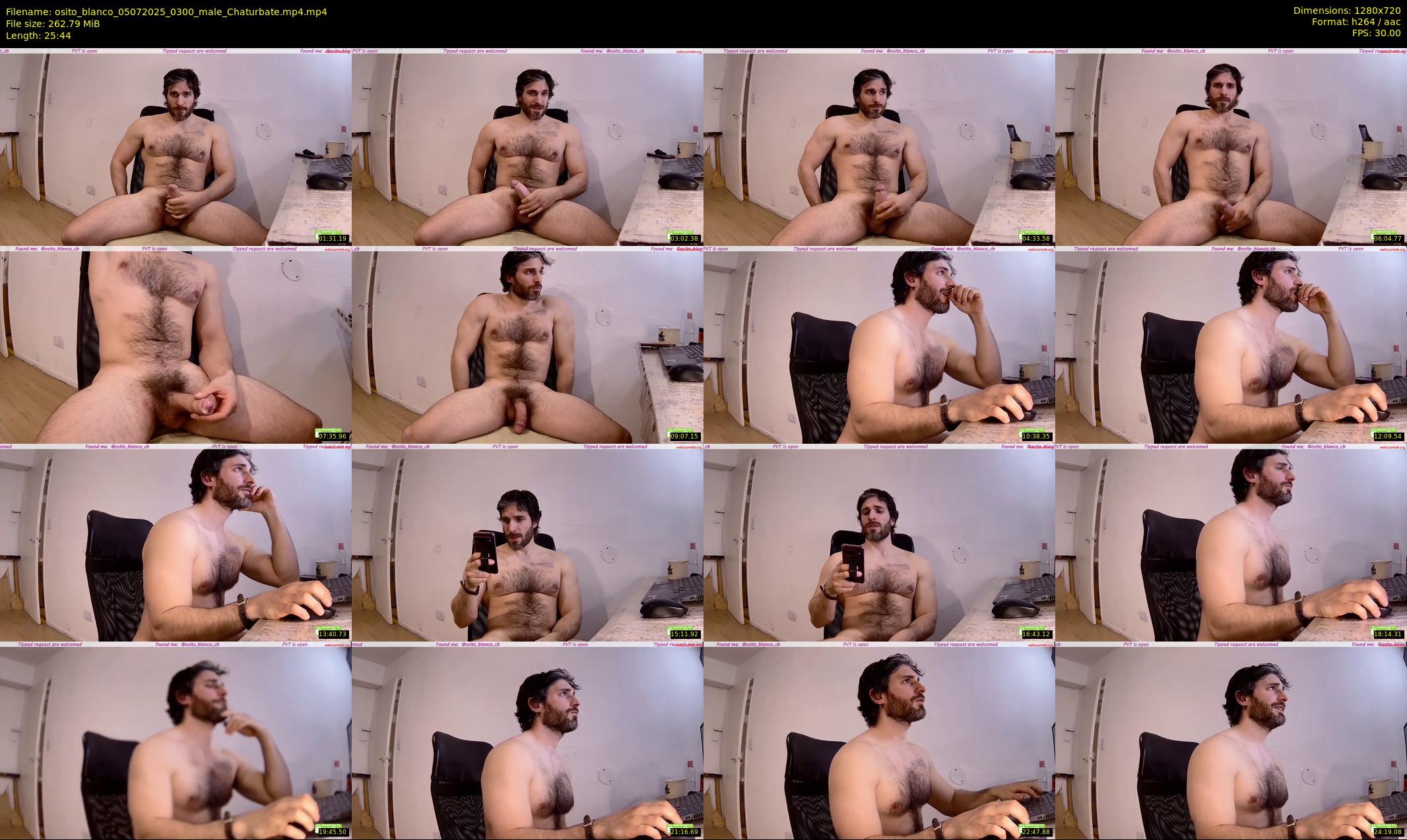 osito_blanco — 26 minute Chaturbate male cam show recording, 720p, Jul 5, 2025
