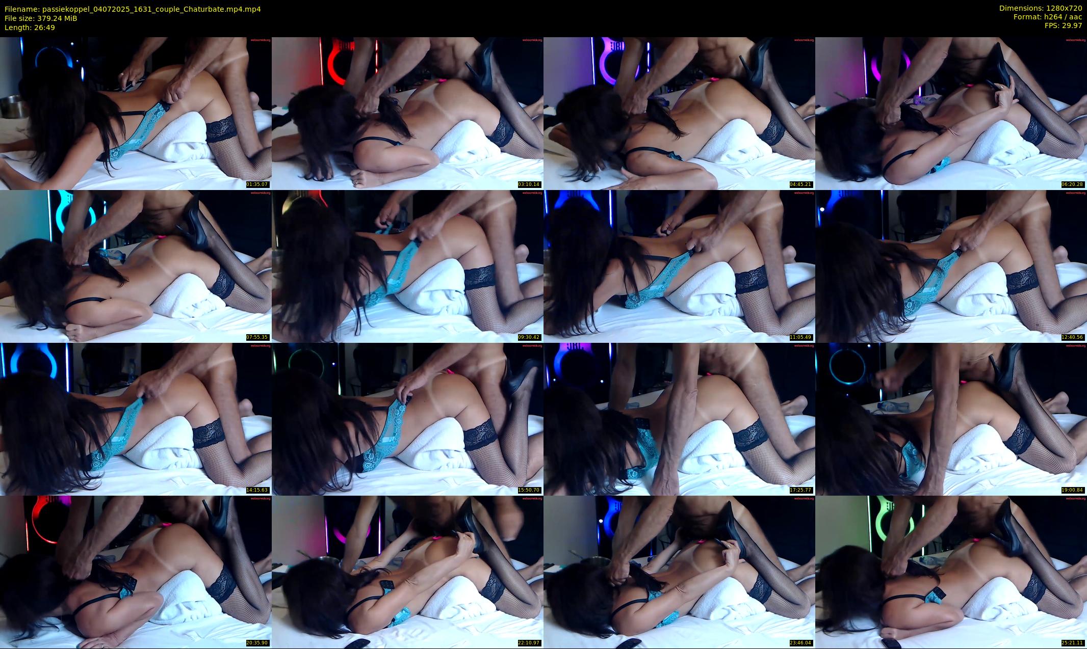 passiekoppel — 27 minute Chaturbate couple cam show recording, 720p, Jul 4, 2025