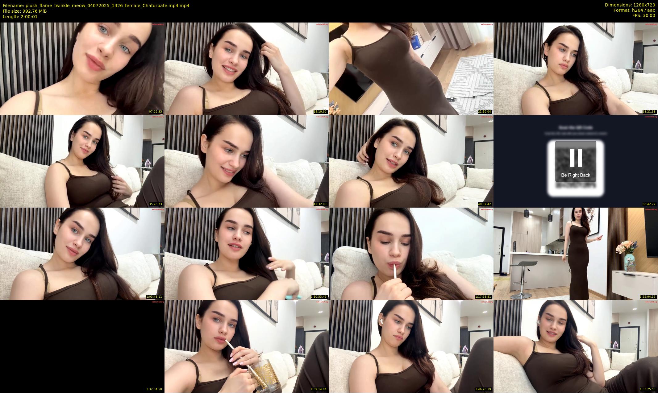 plush_flame_twinkle_meow — 121 minute Chaturbate female cam show recording, 720p, Jul 4, 2025