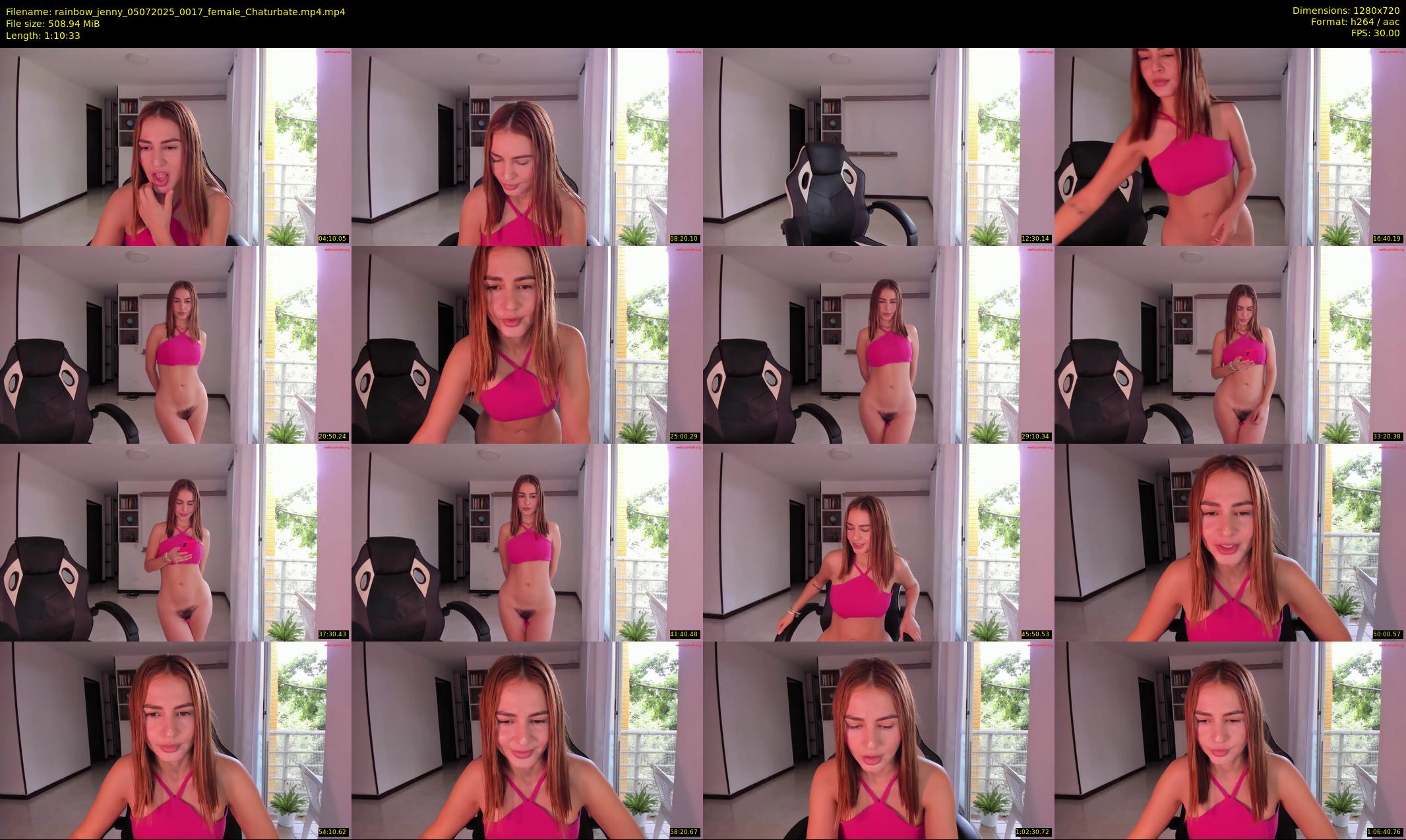 rainbow_jenny — 71 minute Chaturbate female cam show recording, 720p, Jul 5, 2025