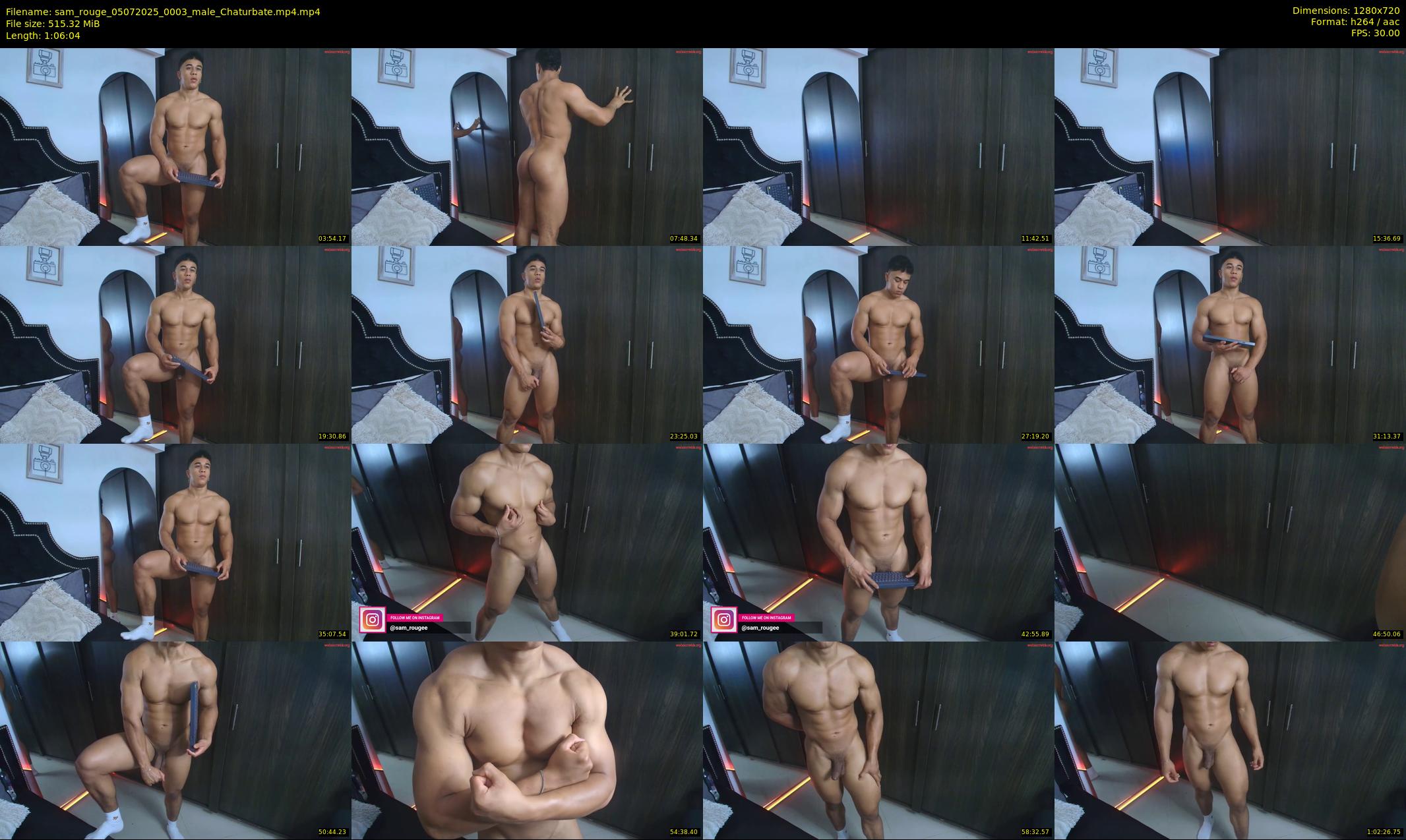 sam_rouge — 67 minute Chaturbate male cam show recording, 720p, Jul 5, 2025