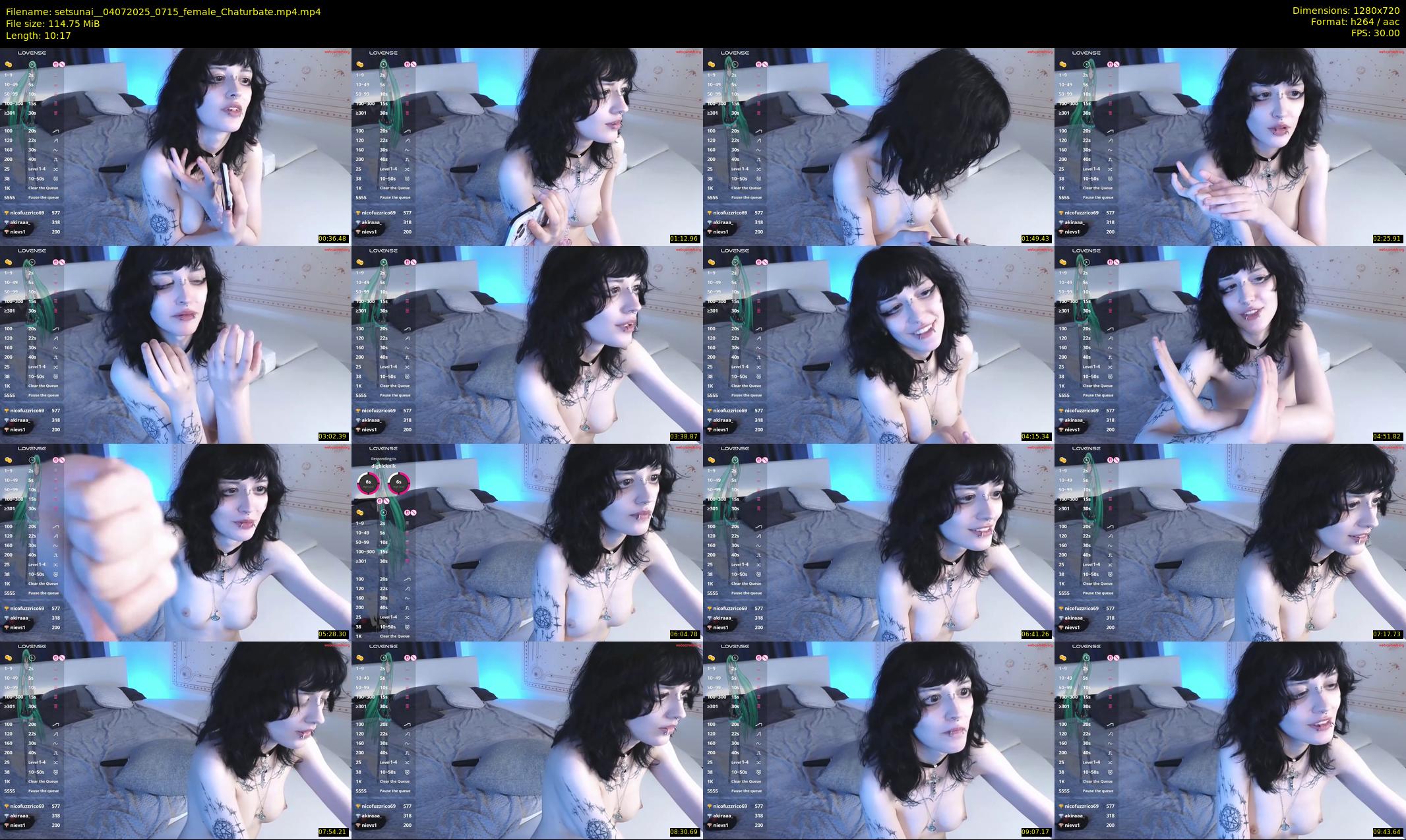 setsunai_ — 11 minute Chaturbate female cam show recording, 720p, Jul 4, 2025