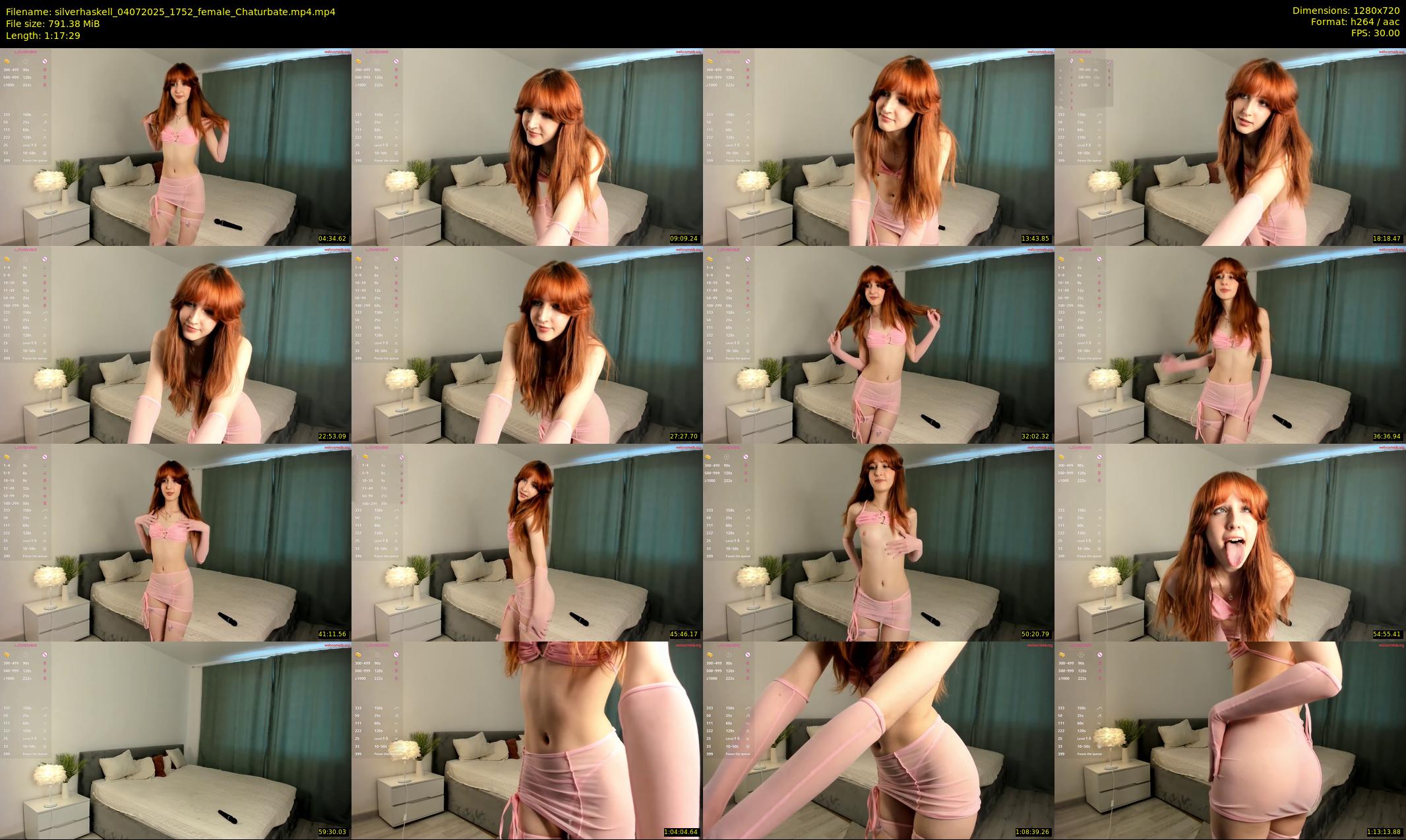 silverhaskell — 78 minute Chaturbate female cam show recording, 720p, Jul 4, 2025