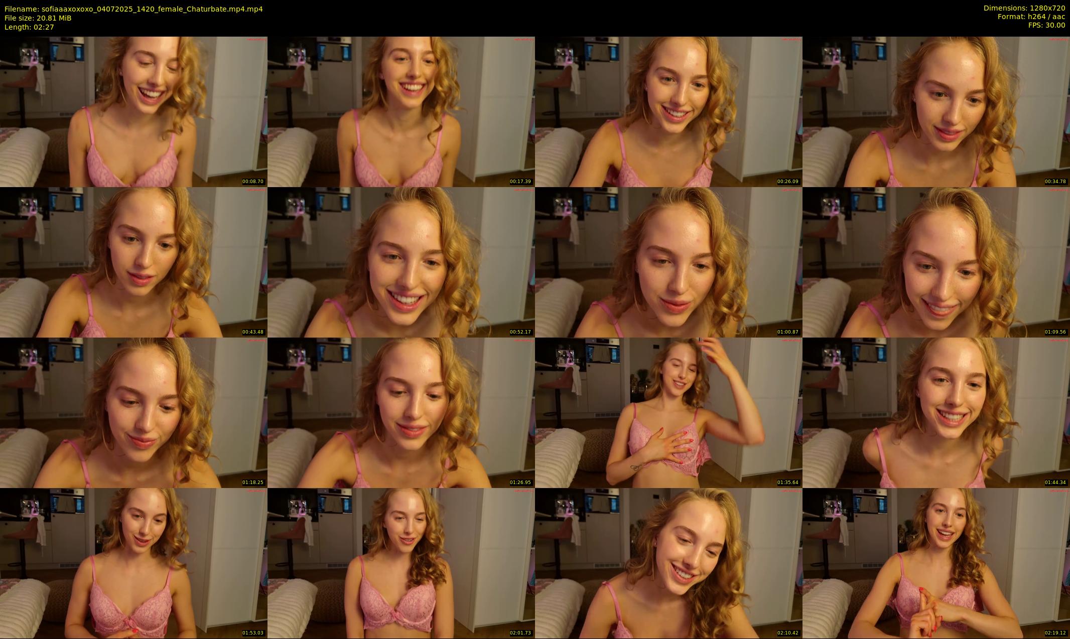 sofiaaaxoxoxo — 3 minute Chaturbate female cam show recording, 720p, Jul 4, 2025