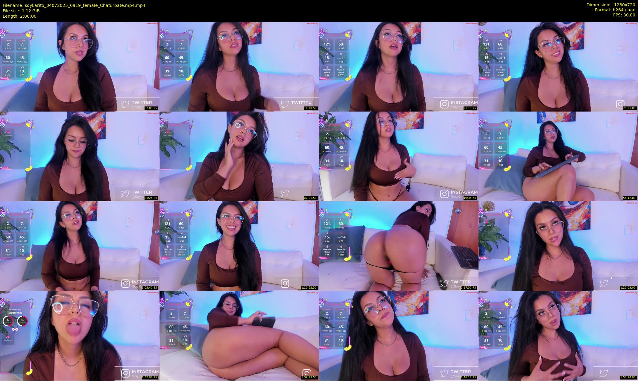 soykarito — 120 minute Chaturbate female cam show recording, 720p, Jul 4, 2025