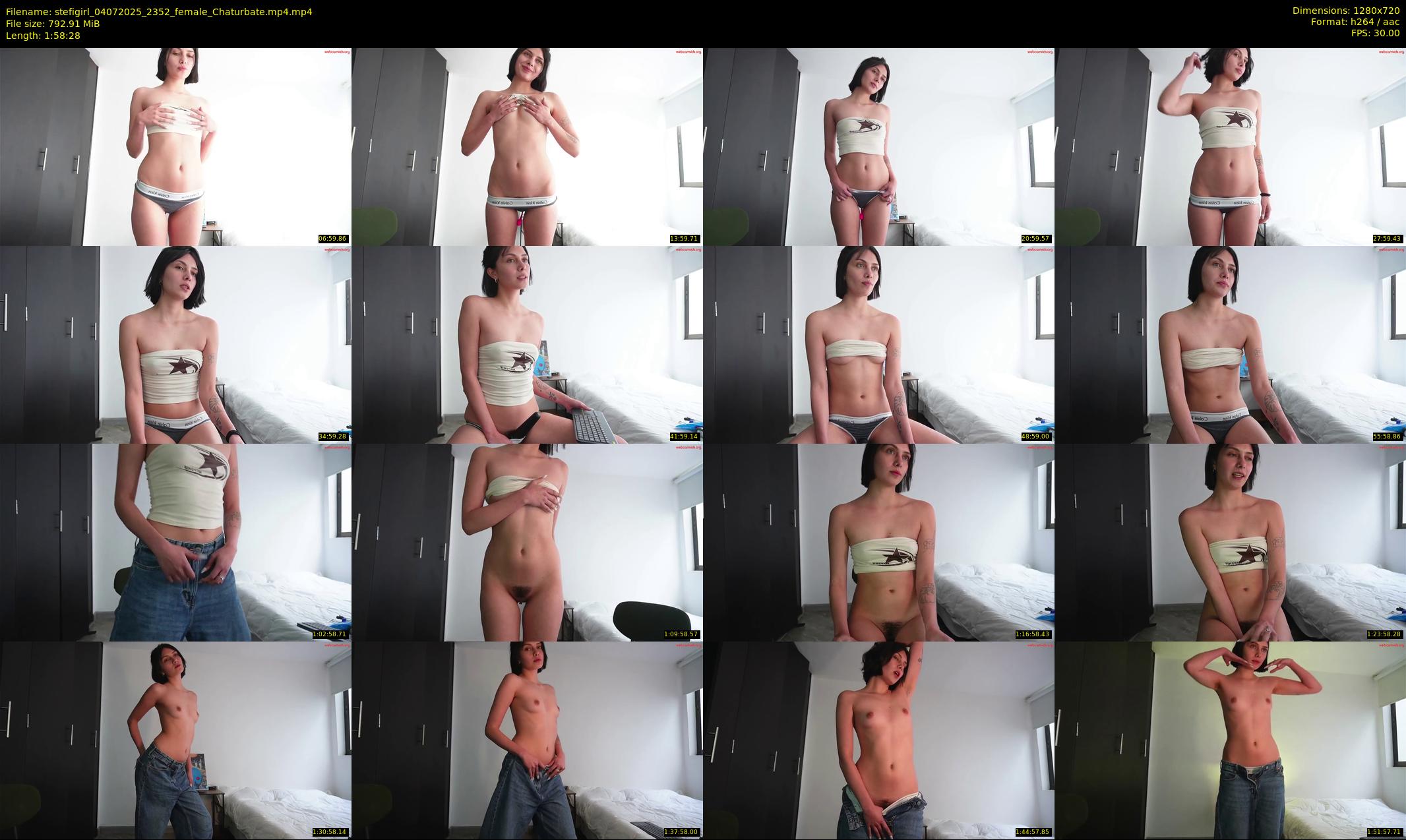 stefigirl — 119 minute Chaturbate female cam show recording, 720p, Jul 4, 2025