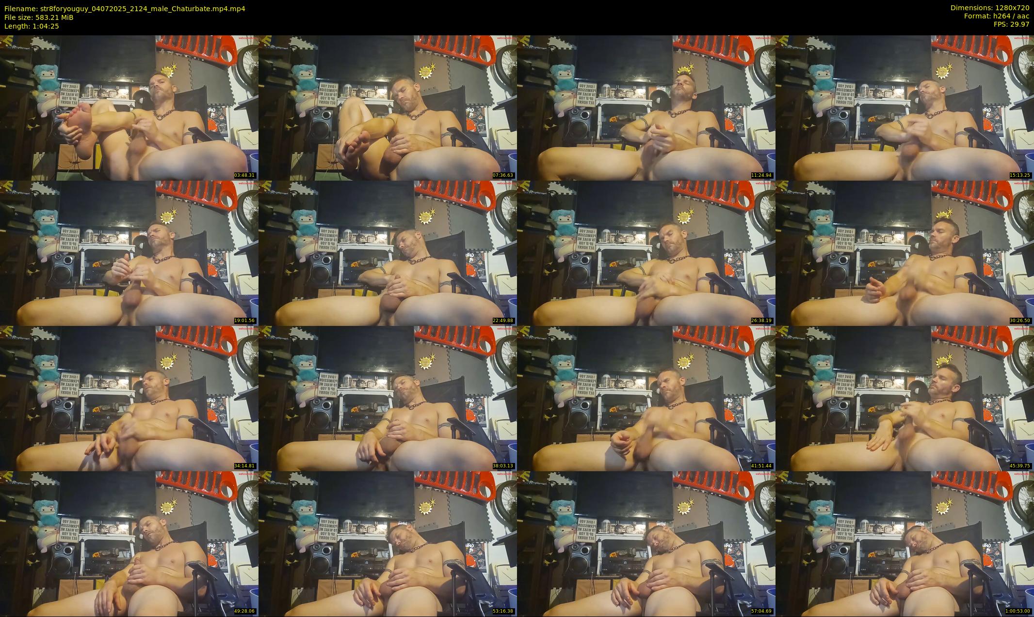 str8foryouguy — 65 minute Chaturbate male cam show recording, 720p, Jul 4, 2025