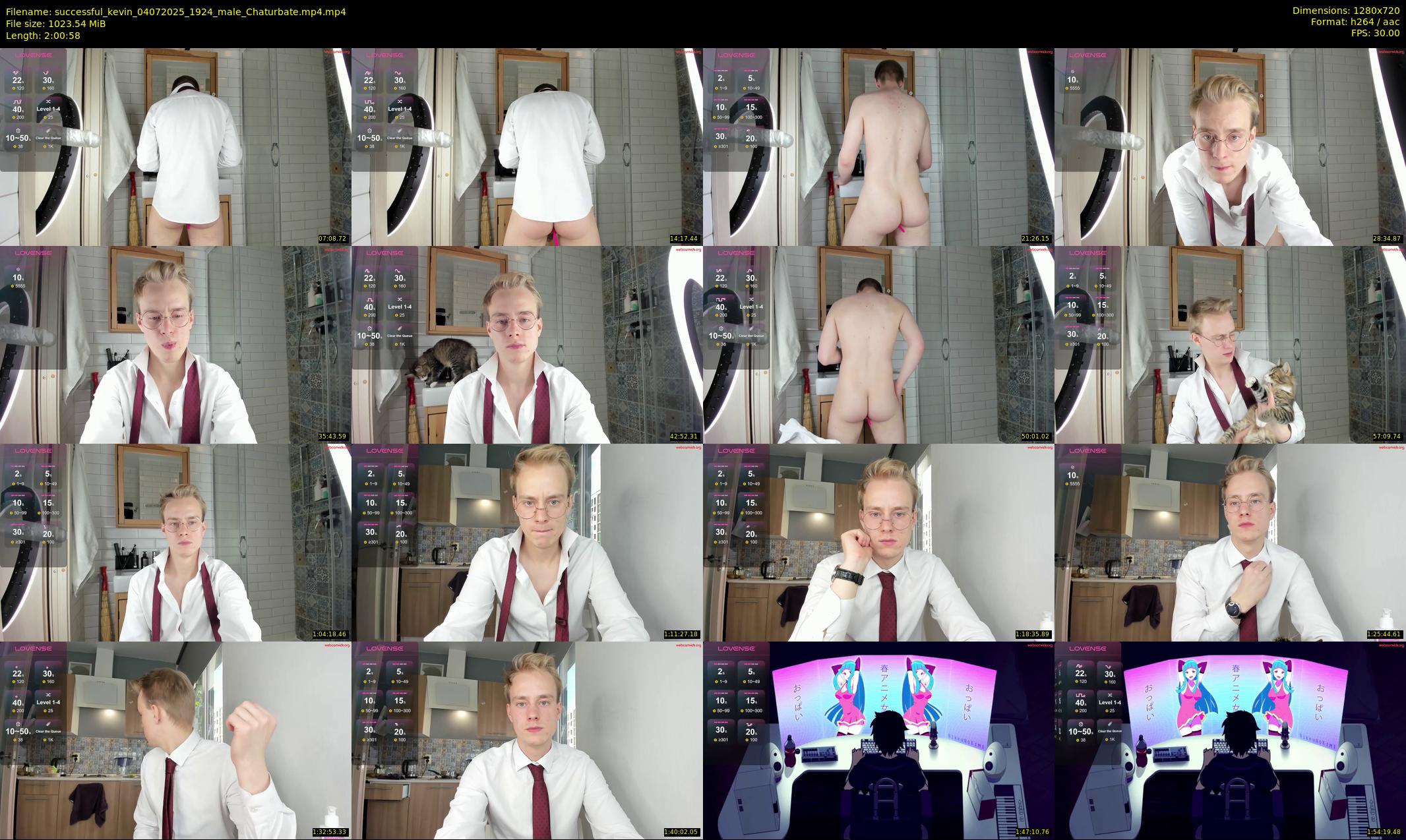 successful_kevin — 121 minute Chaturbate male cam show recording, 720p, Jul 4, 2025