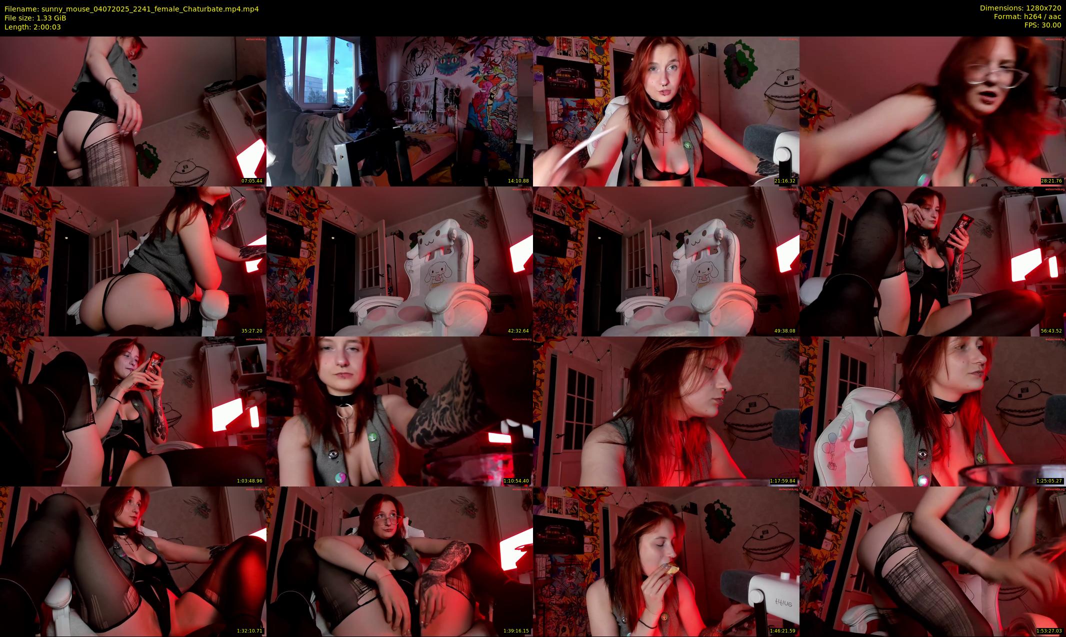 sunny_mouse — 121 minute Chaturbate female cam show recording, 720p, Jul 4, 2025
