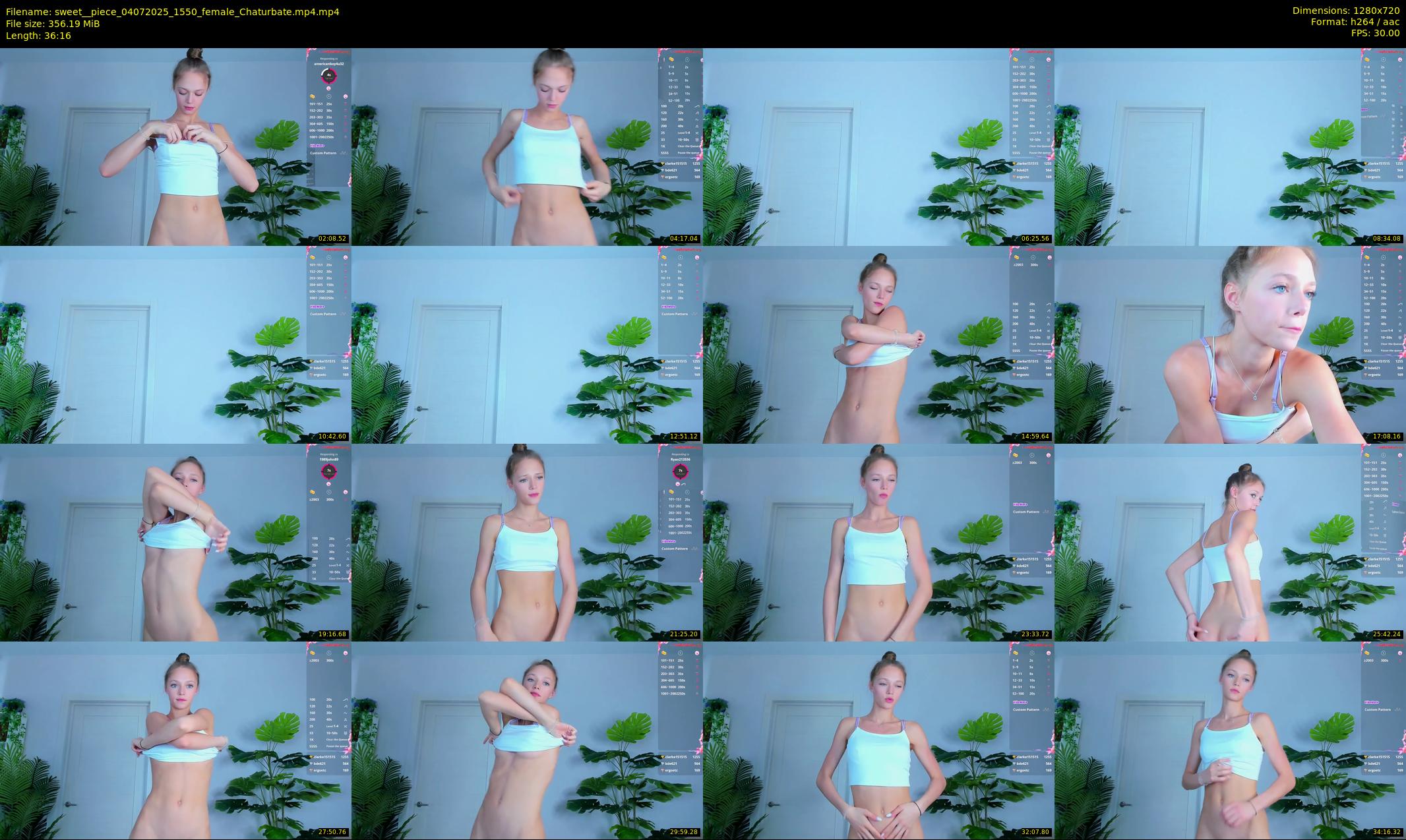 sweet__piece — 37 minute Chaturbate female cam show recording, 720p, Jul 4, 2025