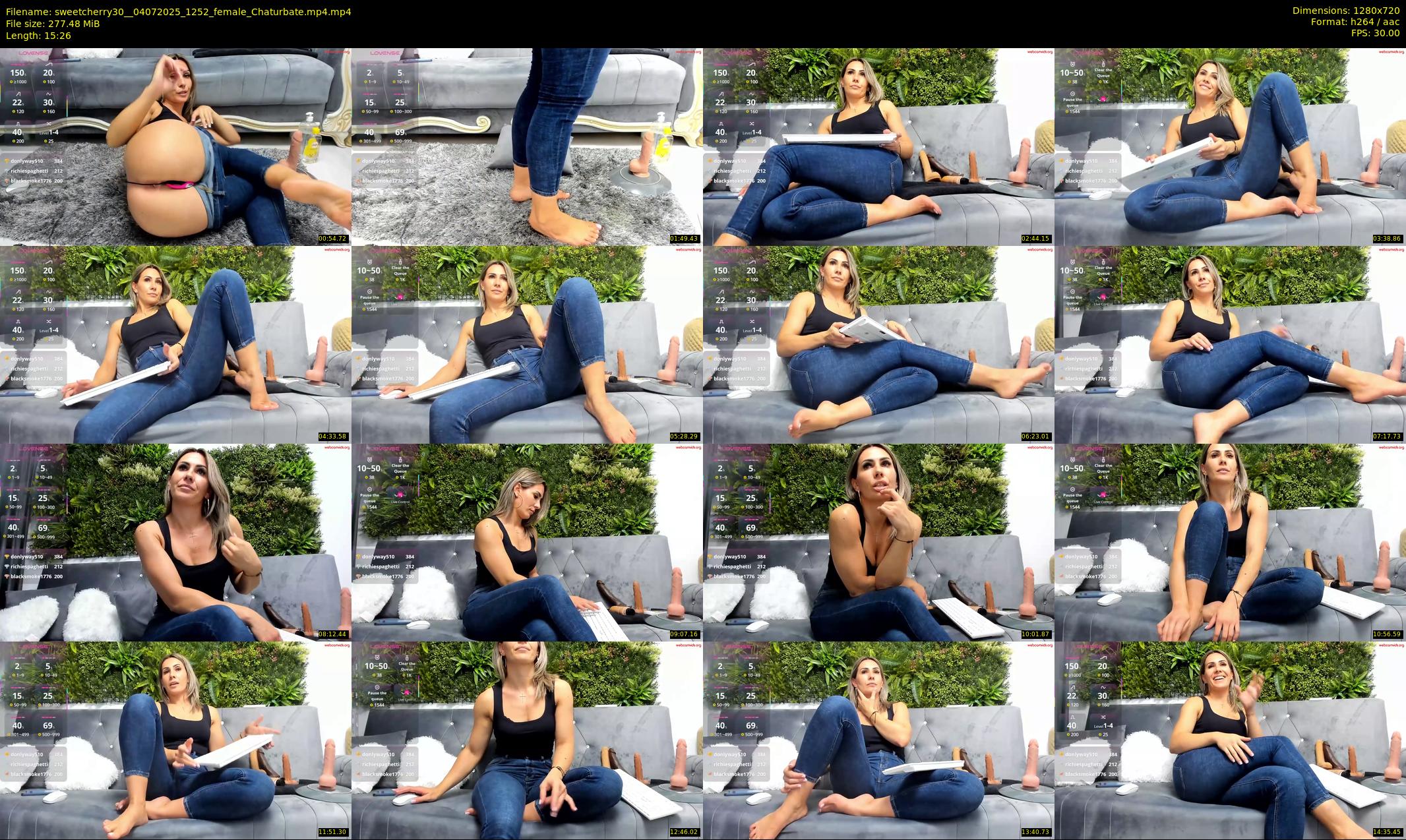 sweetcherry30_ — 16 minute Chaturbate female cam show recording, 720p, Jul 4, 2025