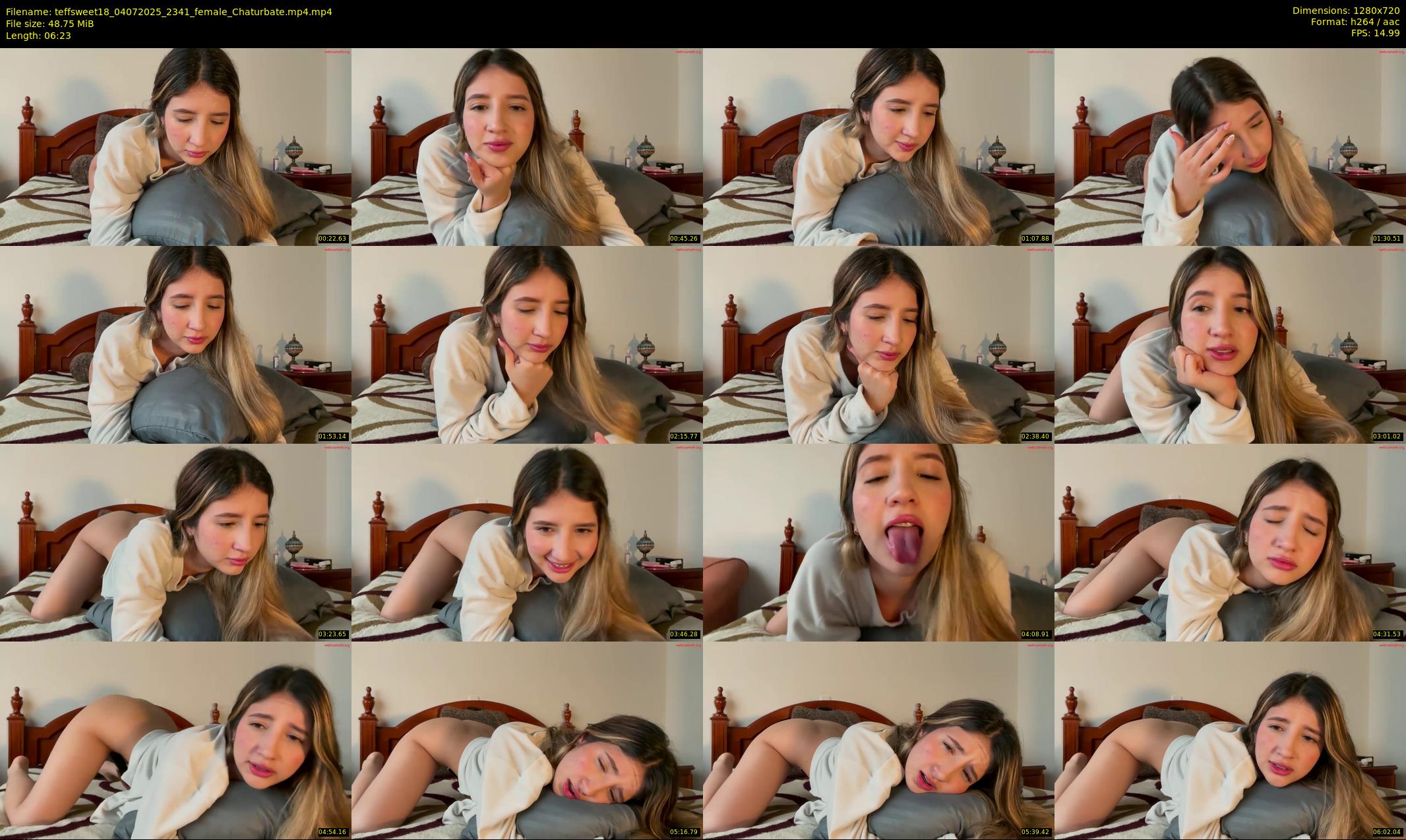 teffsweet18 — 7 minute Chaturbate female cam show recording, 720p, Jul 4, 2025