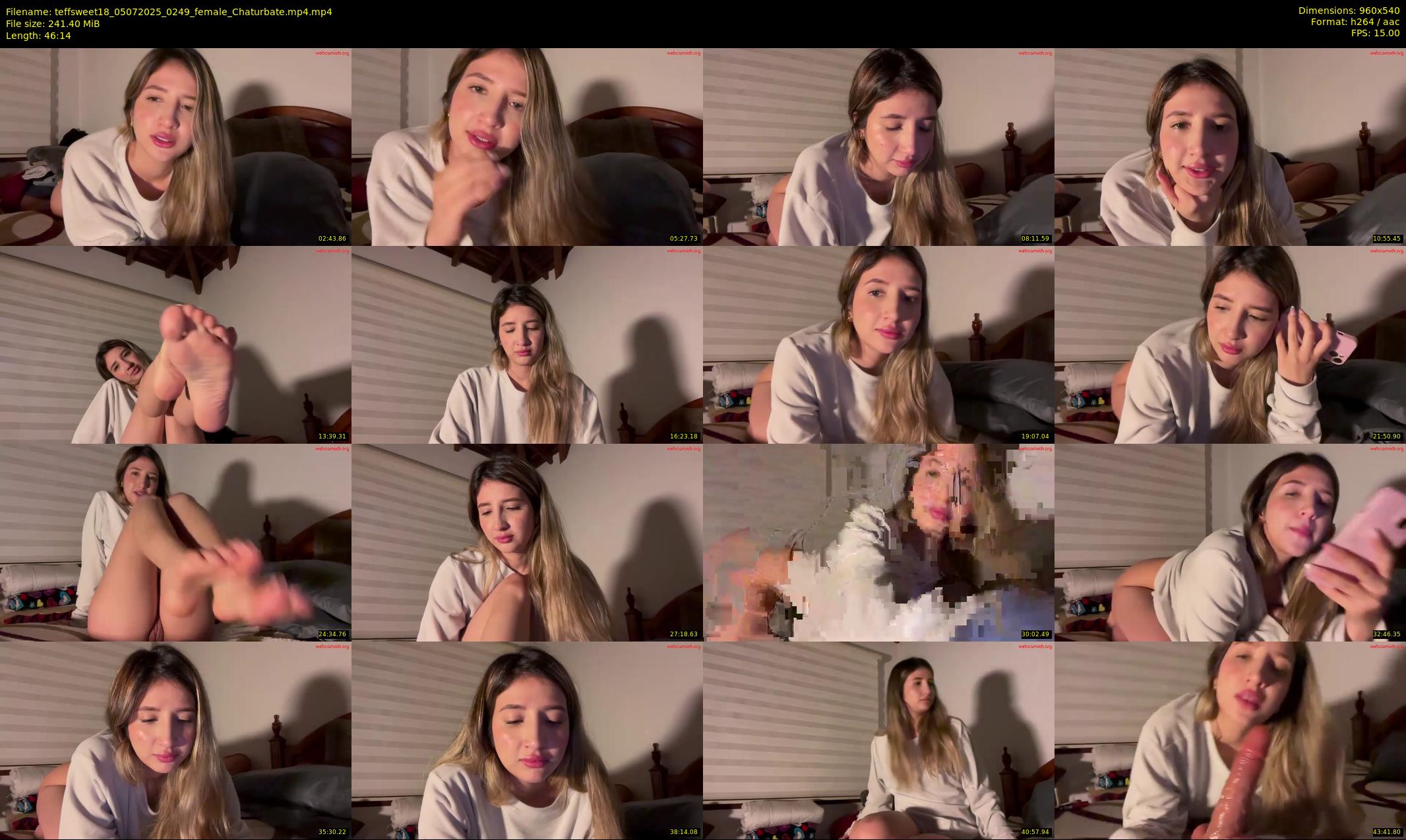 teffsweet18 — 47 minute Chaturbate female cam show recording, 480p, Jul 5, 2025