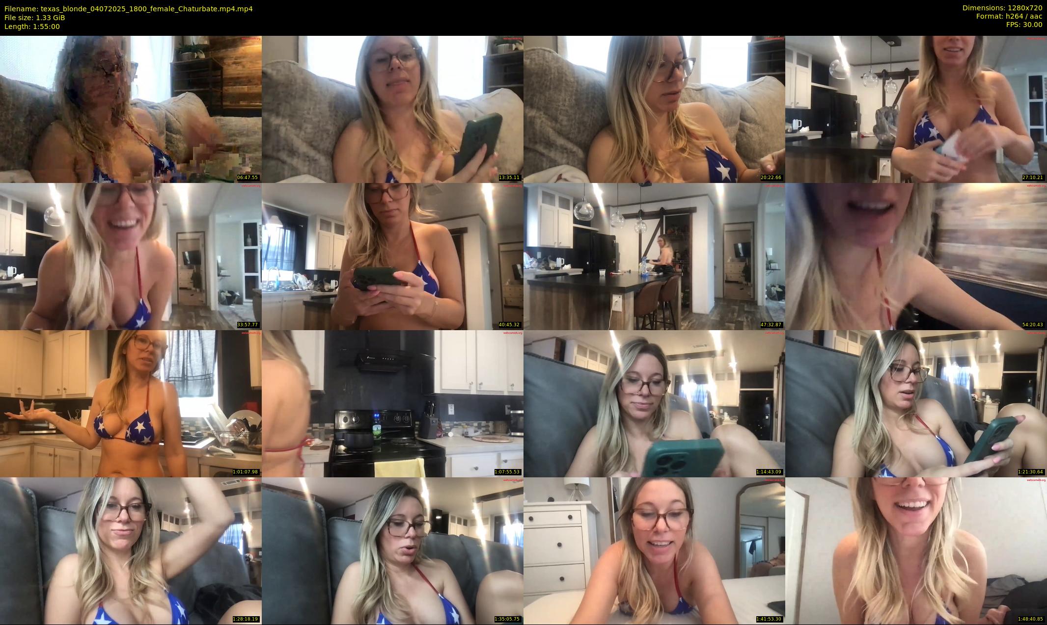 texas_blonde — 115 minute Chaturbate female cam show recording, 720p, Jul 4, 2025