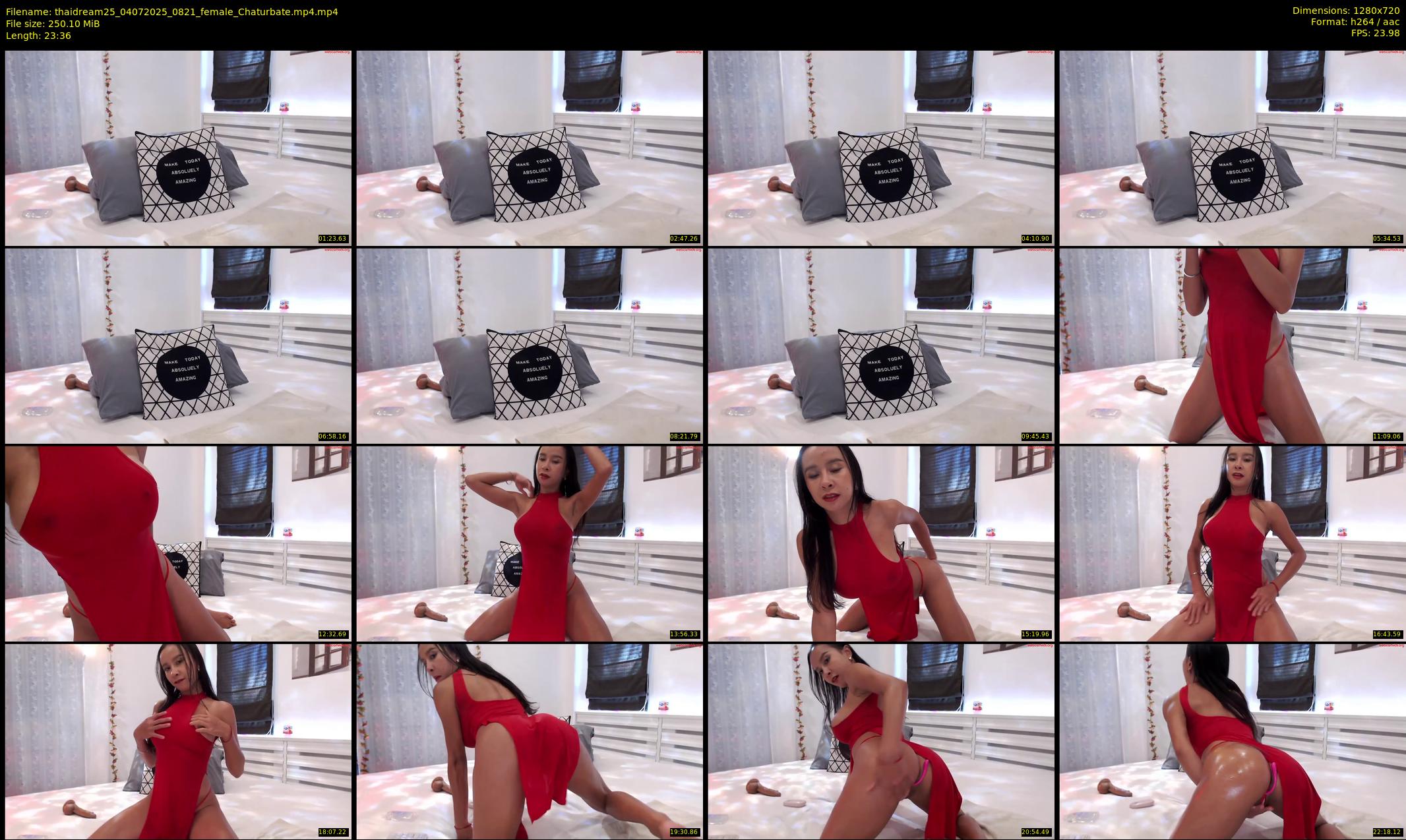 thaidream25 — 24 minute Chaturbate female cam show recording, 720p, Jul 4, 2025