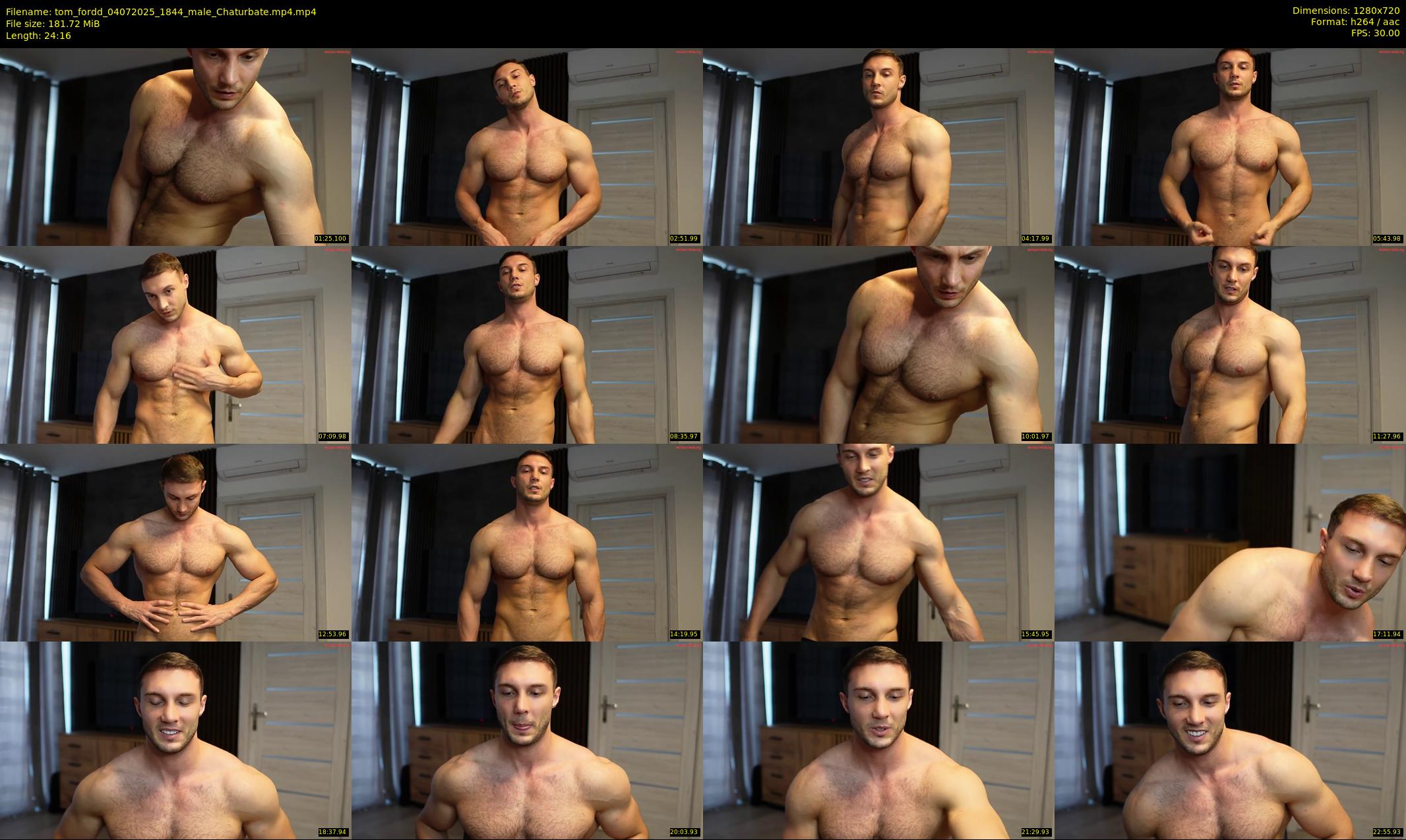 tom_fordd — 25 minute Chaturbate male cam show recording, 720p, Jul 4, 2025