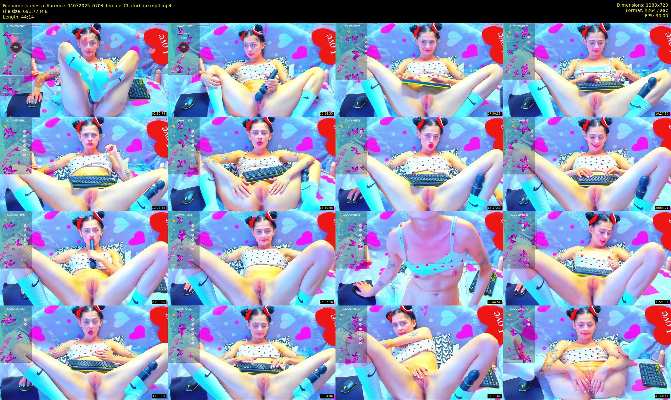 vanessa_florence — 45 minute Chaturbate female cam show recording, 720p, Jul 4, 2025