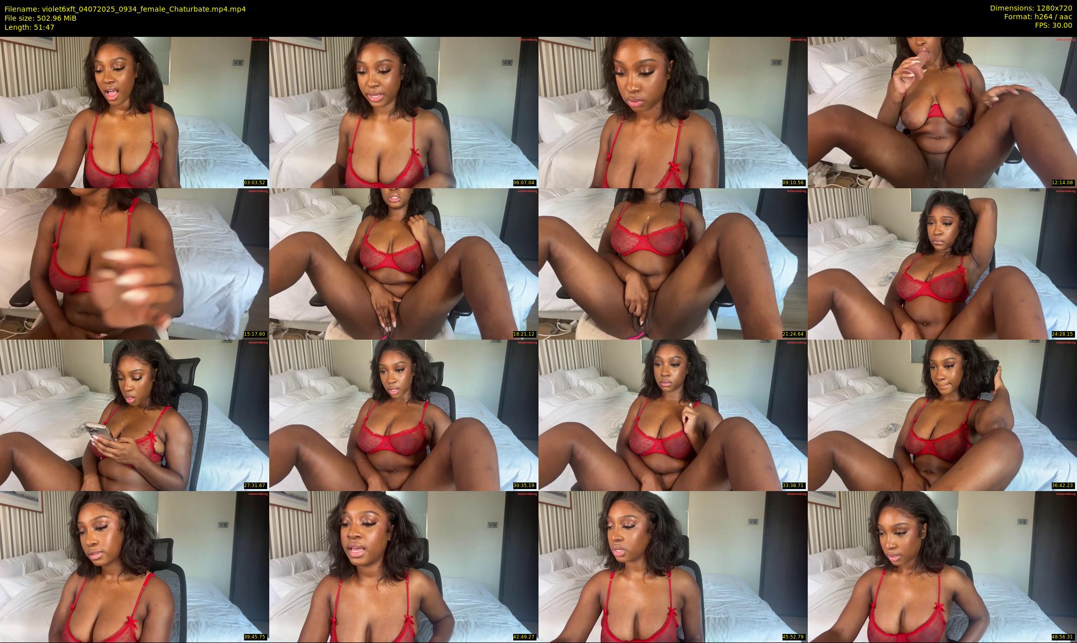 violet6xft — 52 minute Chaturbate female cam show recording, 720p, Jul 4, 2025
