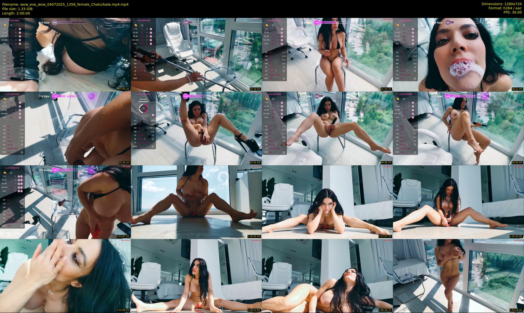 wow_eva_wow — 120 minute Chaturbate female cam show recording, 720p, Jul 4, 2025