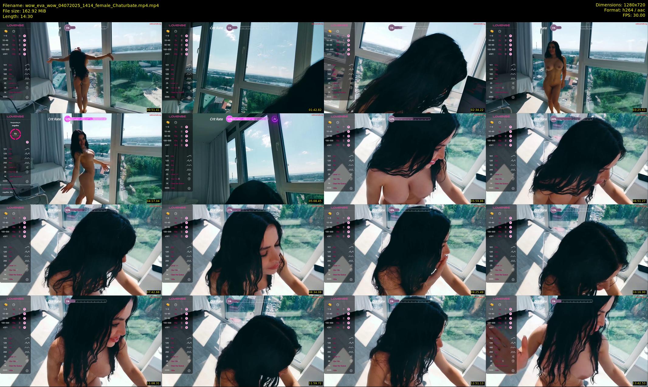wow_eva_wow — 15 minute Chaturbate female cam show recording, 720p, Jul 4, 2025