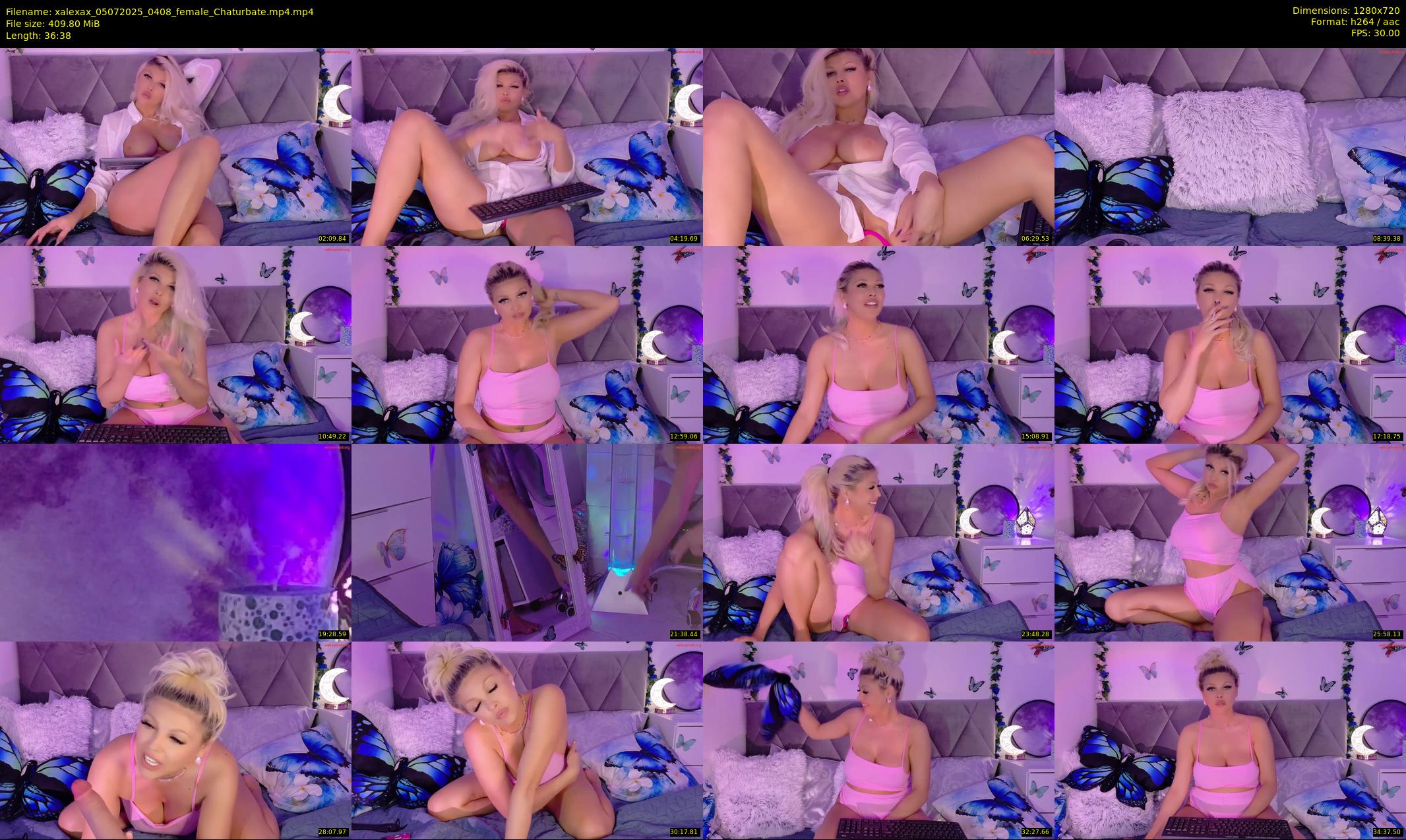xalexax — 37 minute Chaturbate female cam show recording, 720p, Jul 5, 2025