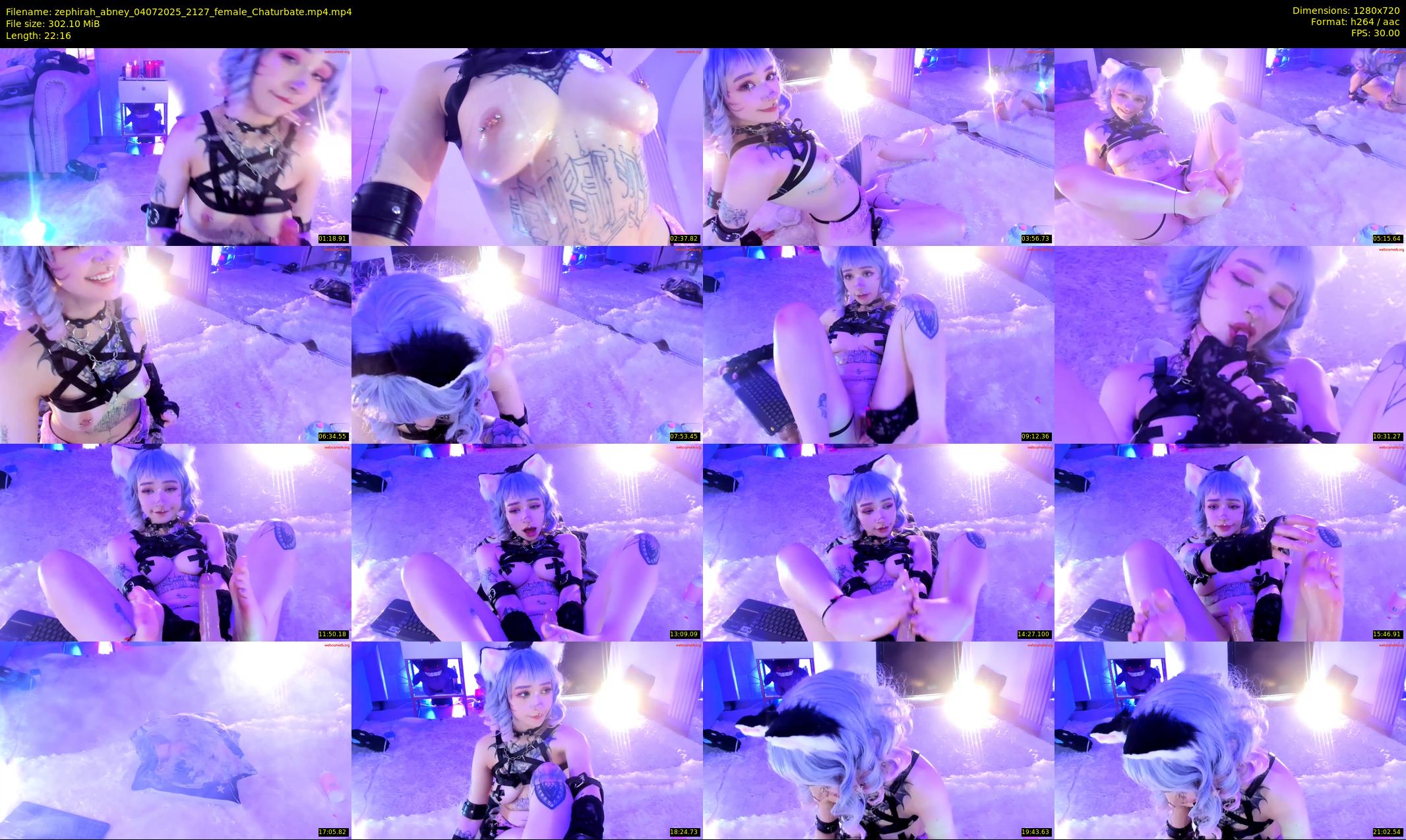 zephirah_abney — 23 minute Chaturbate female cam show recording, 720p, Jul 4, 2025