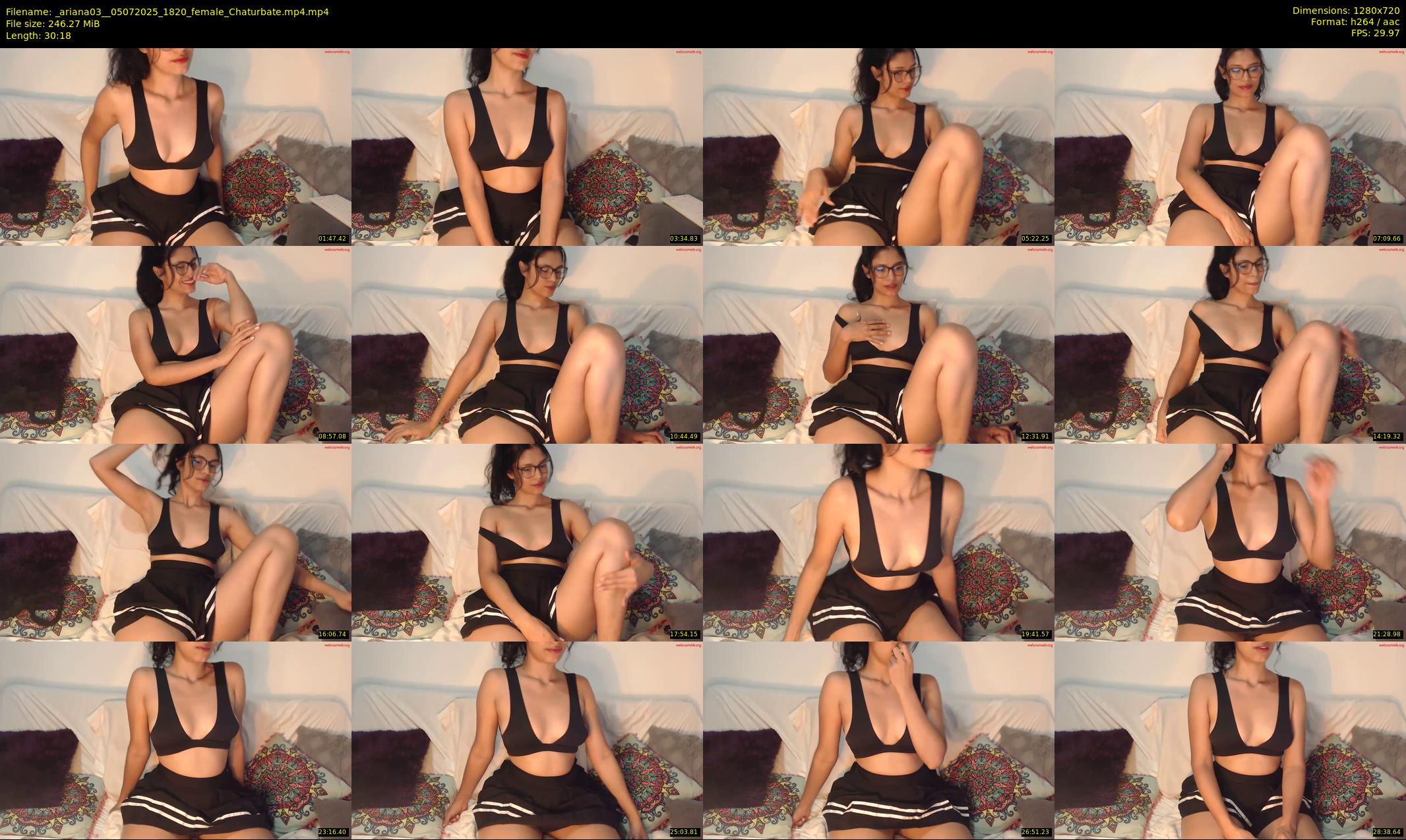 _ariana03_ — 31 minute Chaturbate female cam show recording, 720p, Jul 5, 2025