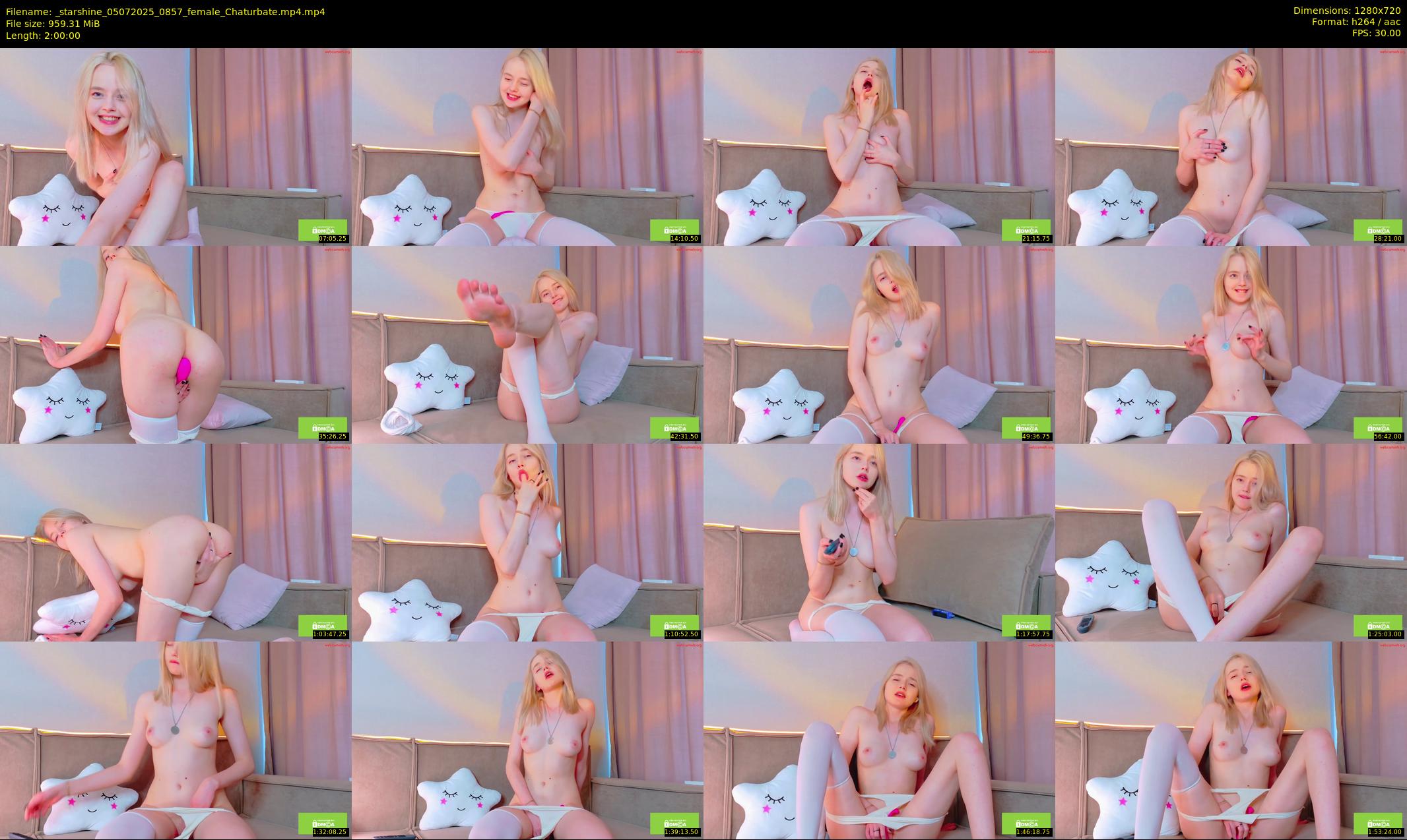 _starshine — 120 minute Chaturbate female cam show recording, 720p, Jul 5, 2025