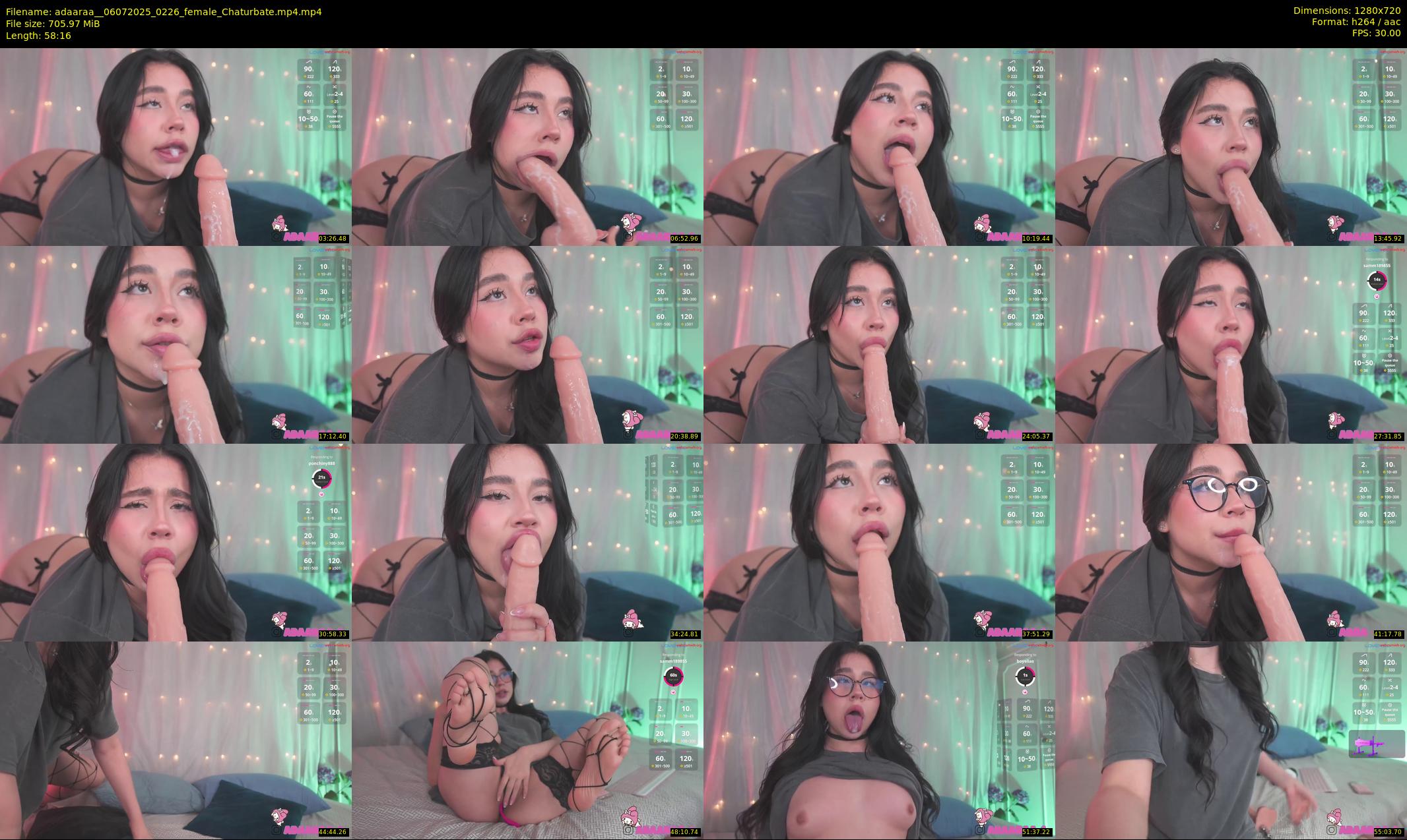 adaaraa_ — 59 minute Chaturbate female cam show recording, 720p, Jul 6, 2025