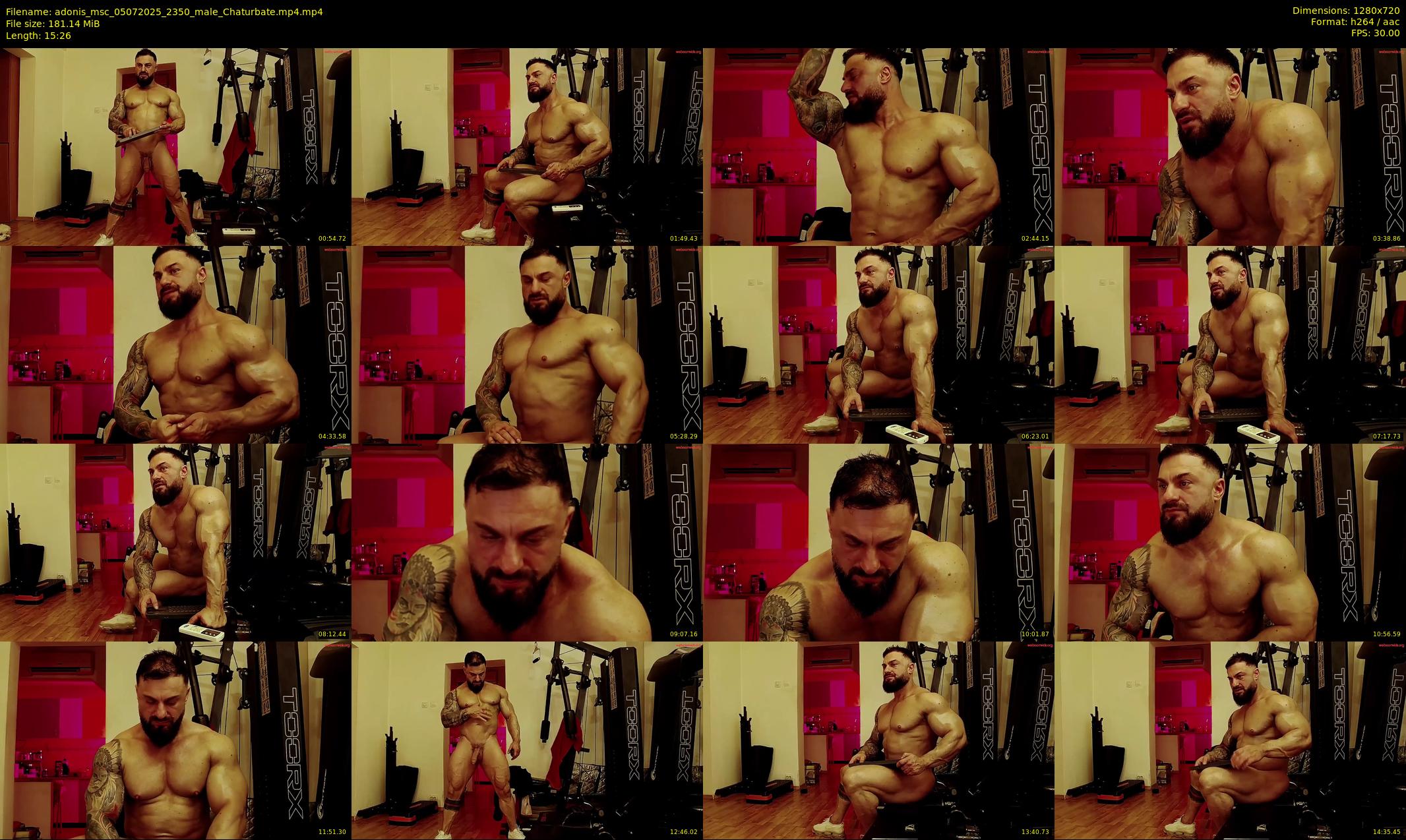 adonis_msc — 16 minute Chaturbate male cam show recording, 720p, Jul 5, 2025