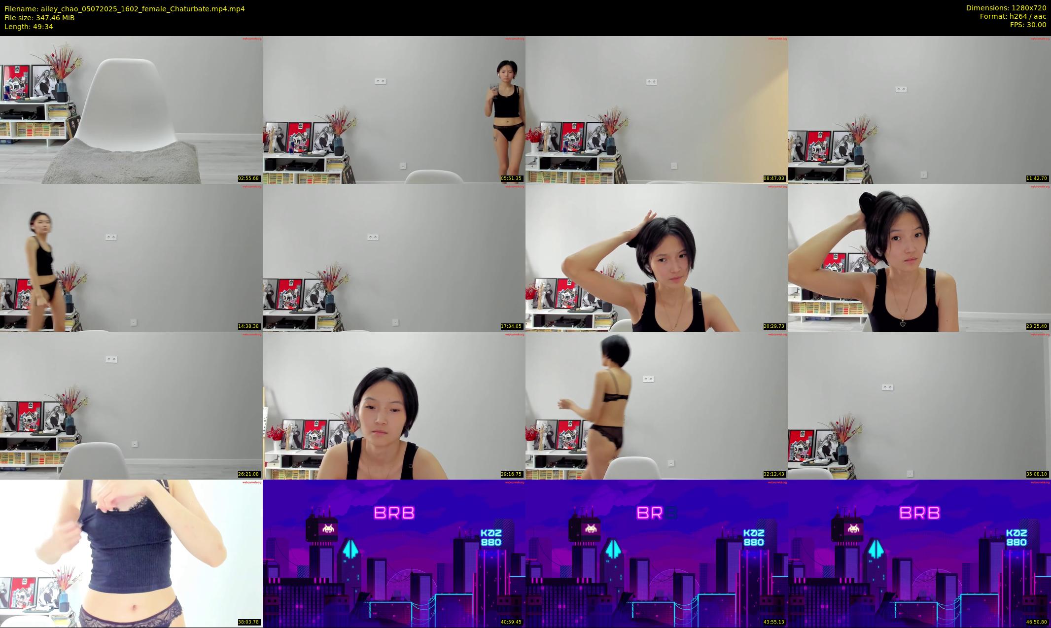 ailey_chao — 50 minute Chaturbate female cam show recording, 720p, Jul 5, 2025