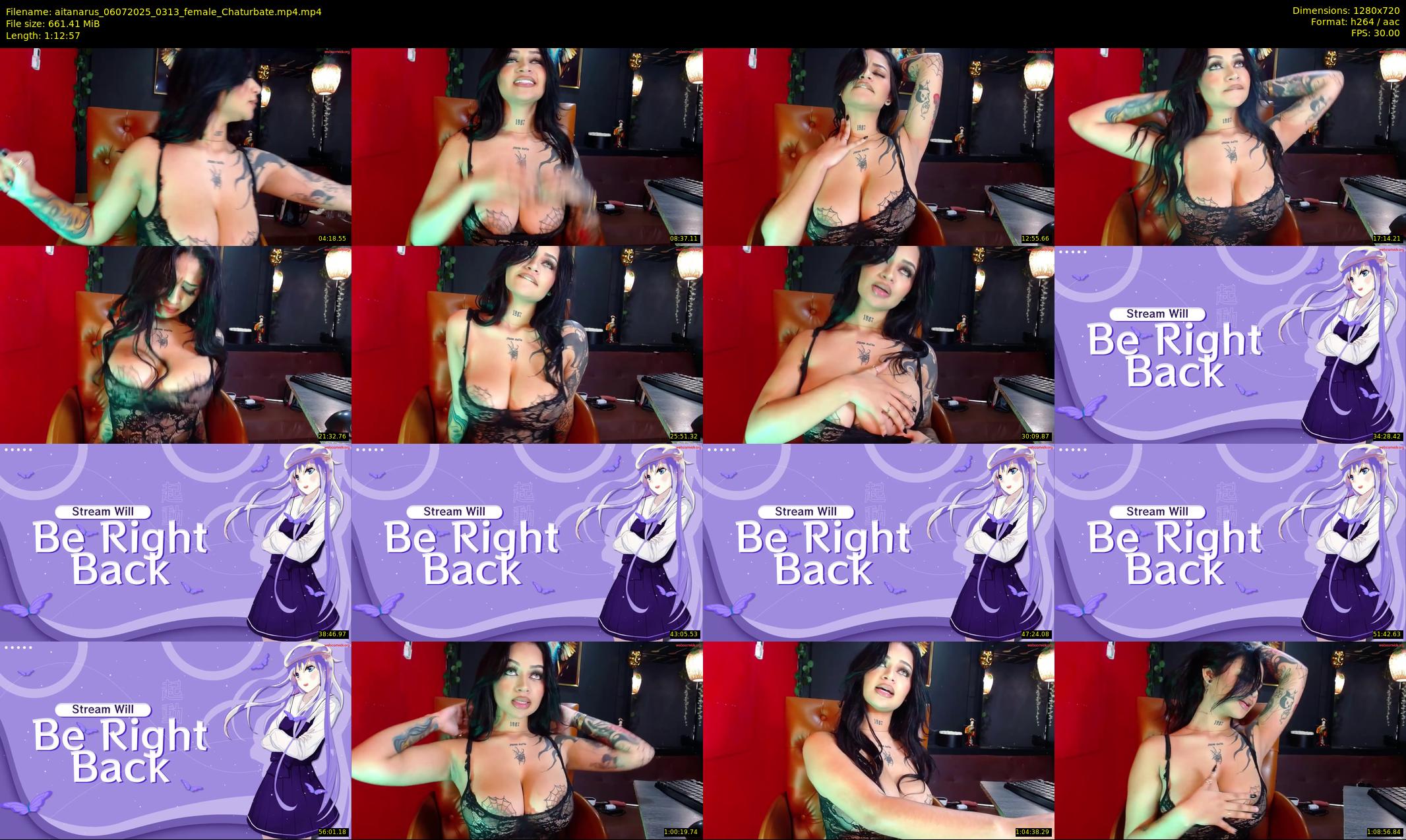 aitanarus — 73 minute Chaturbate female cam show recording, 720p, Jul 6, 2025