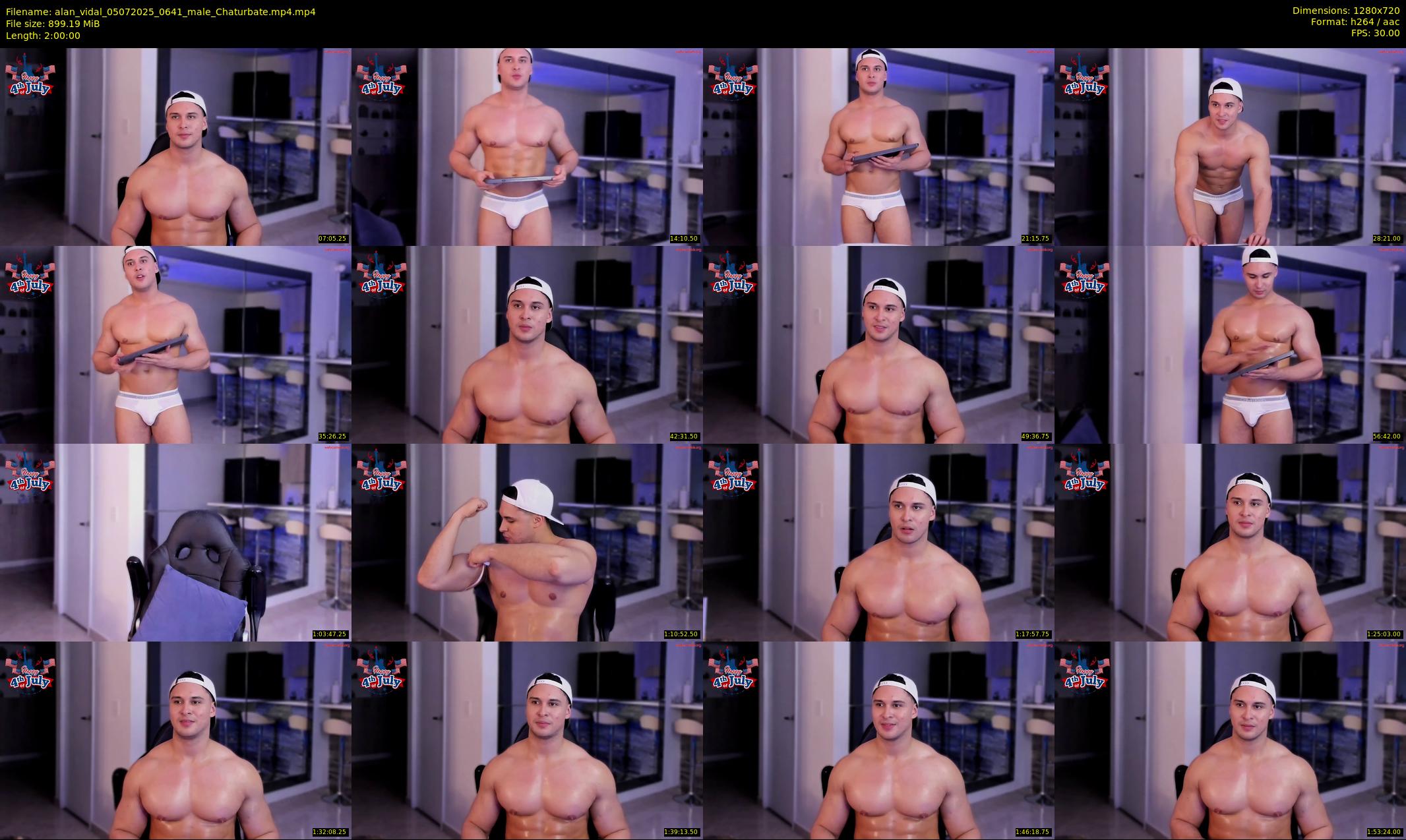 alan_vidal — 120 minute Chaturbate male cam show recording, 720p, Jul 5, 2025