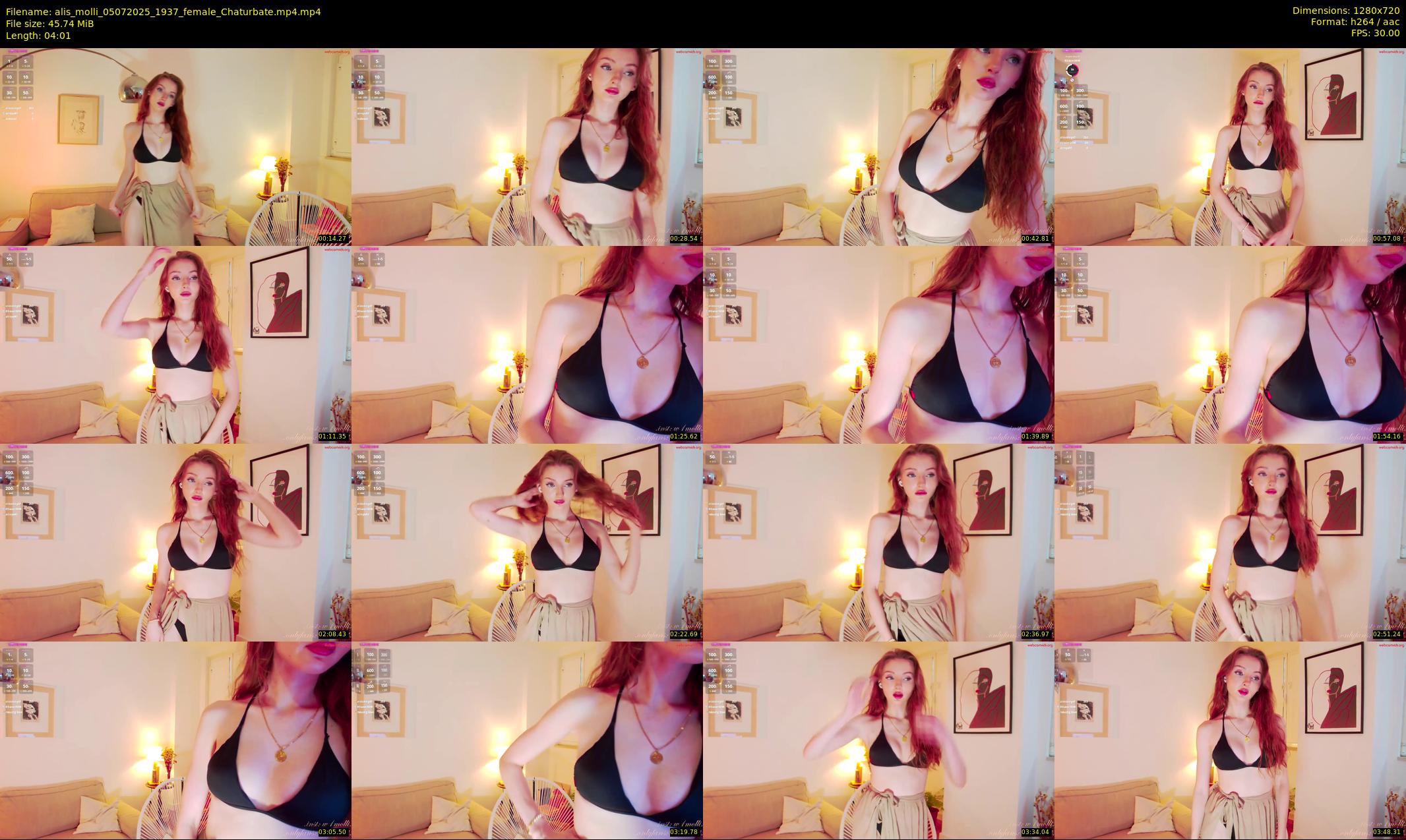 alis_molli — 5 minute Chaturbate female cam show recording, 720p, Jul 5, 2025