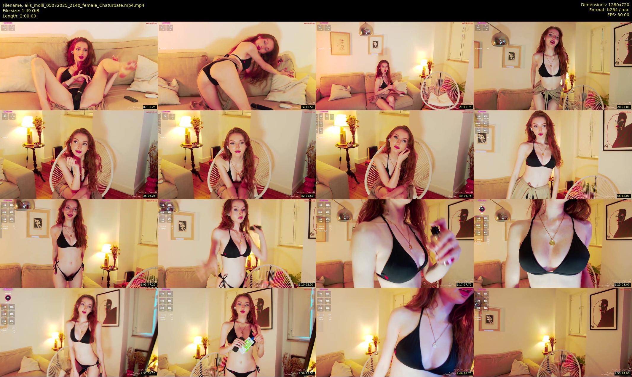 alis_molli — 120 minute Chaturbate female cam show recording, 720p, Jul 5, 2025