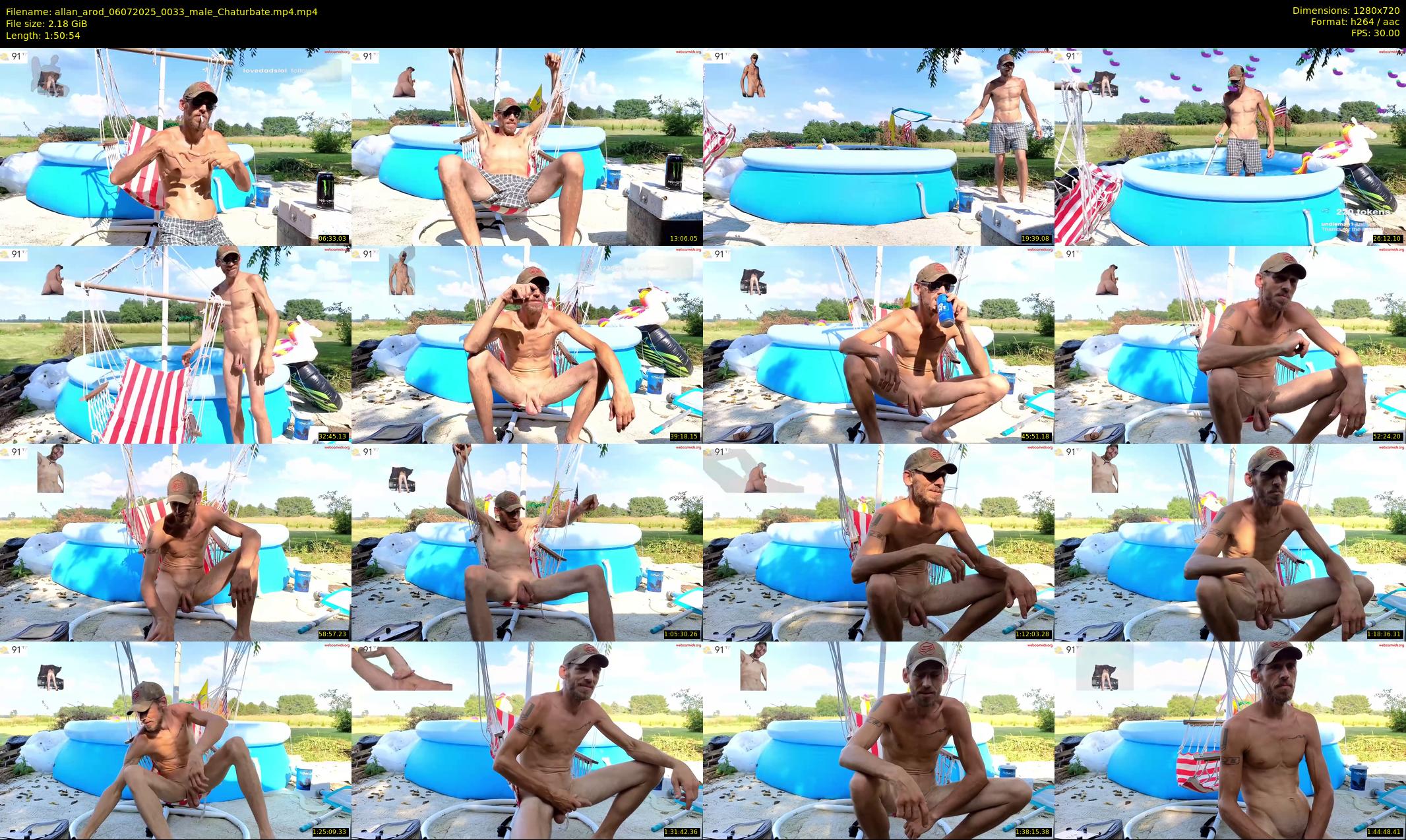 allan_arod — 111 minute Chaturbate male cam show recording, 720p, Jul 6, 2025
