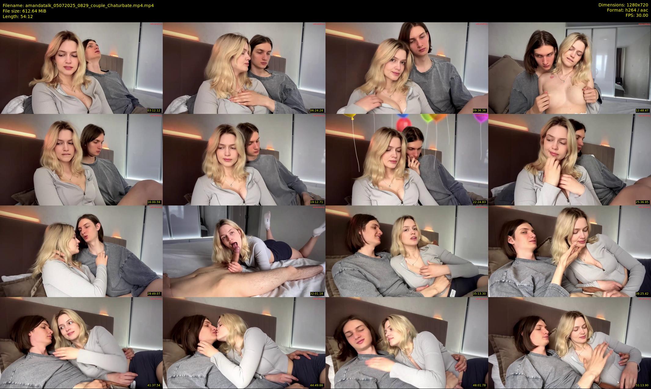 amandatalk — 55 minute Chaturbate couple cam show recording, 720p, Jul 5, 2025