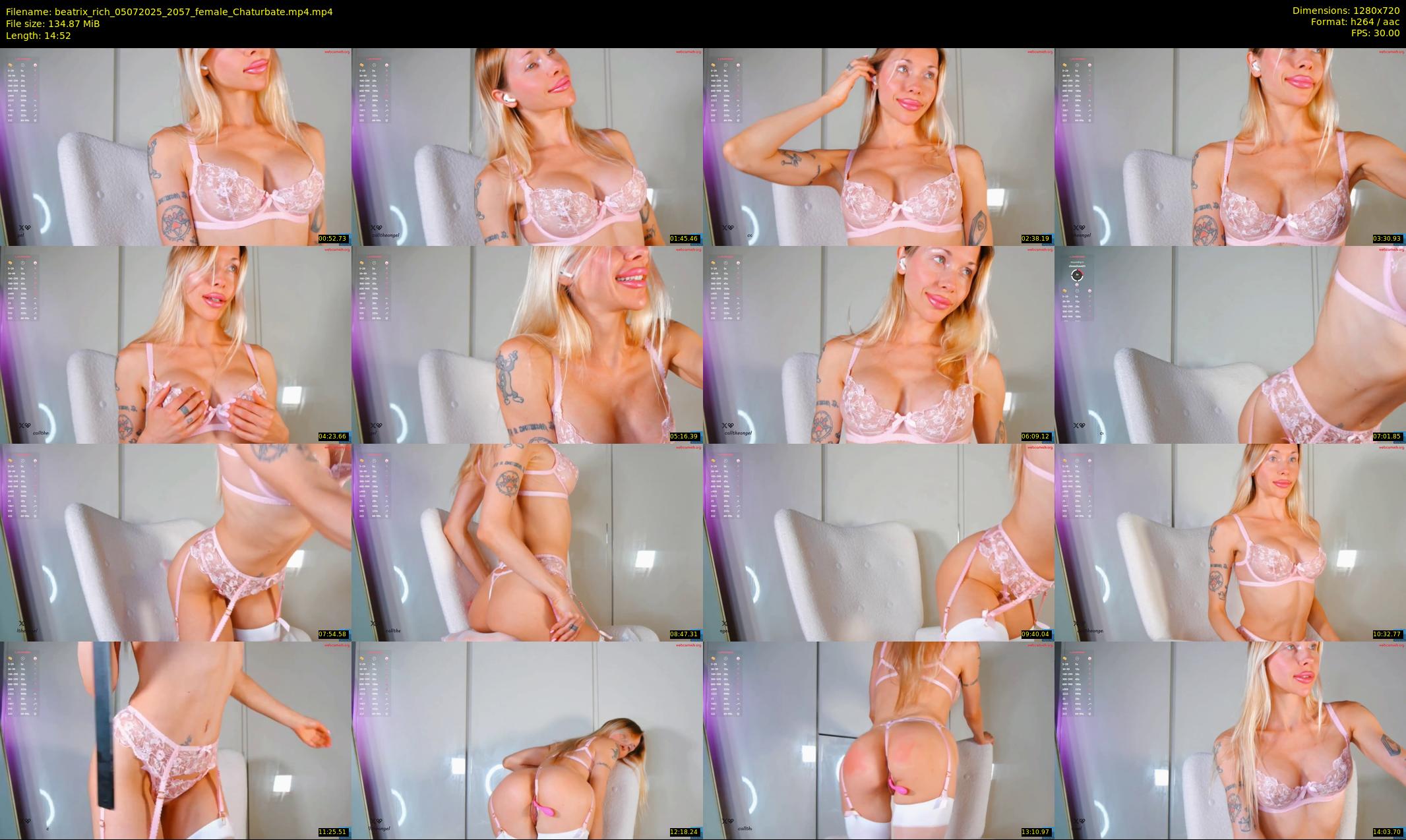 beatrix_rich — 15 minute Chaturbate female cam show recording, 720p, Jul 5, 2025