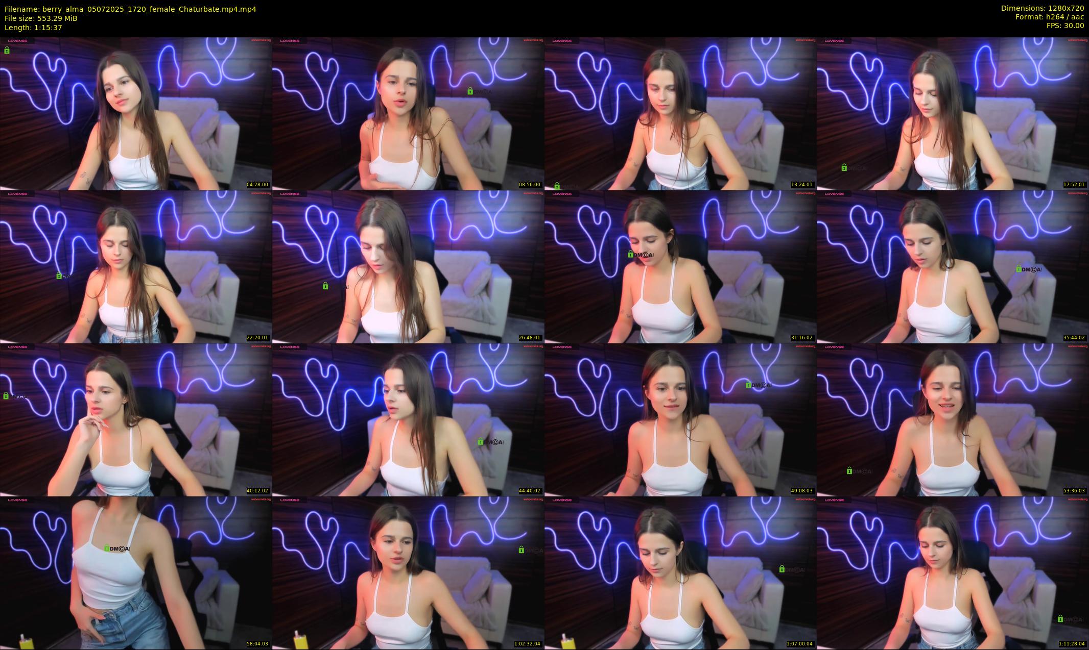 berry_alma — 76 minute Chaturbate female cam show recording, 720p, Jul 5, 2025