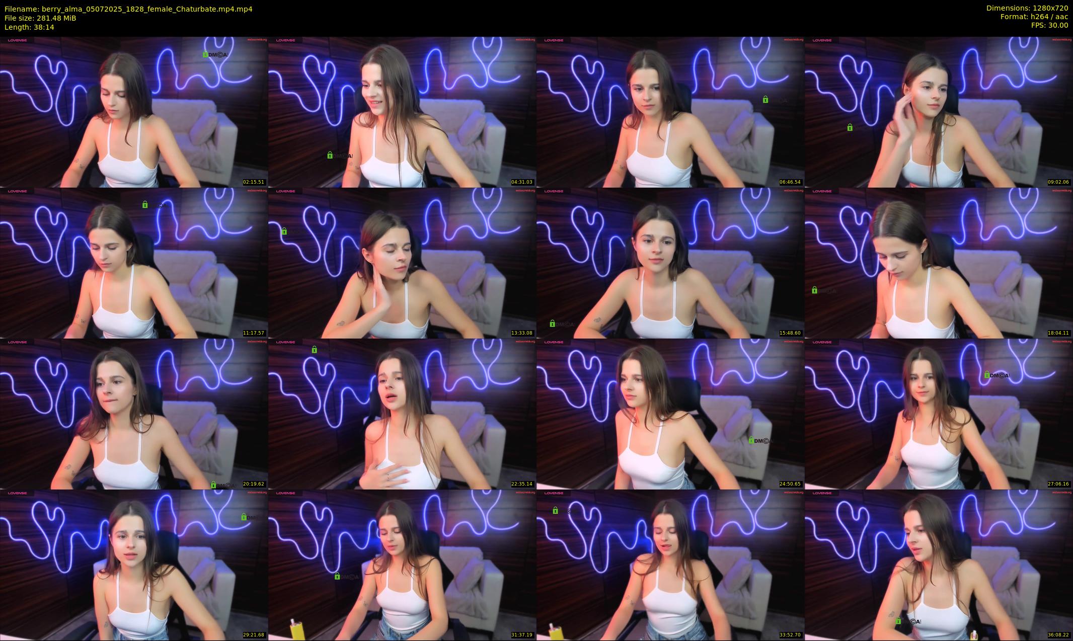 berry_alma — 39 minute Chaturbate female cam show recording, 720p, Jul 5, 2025