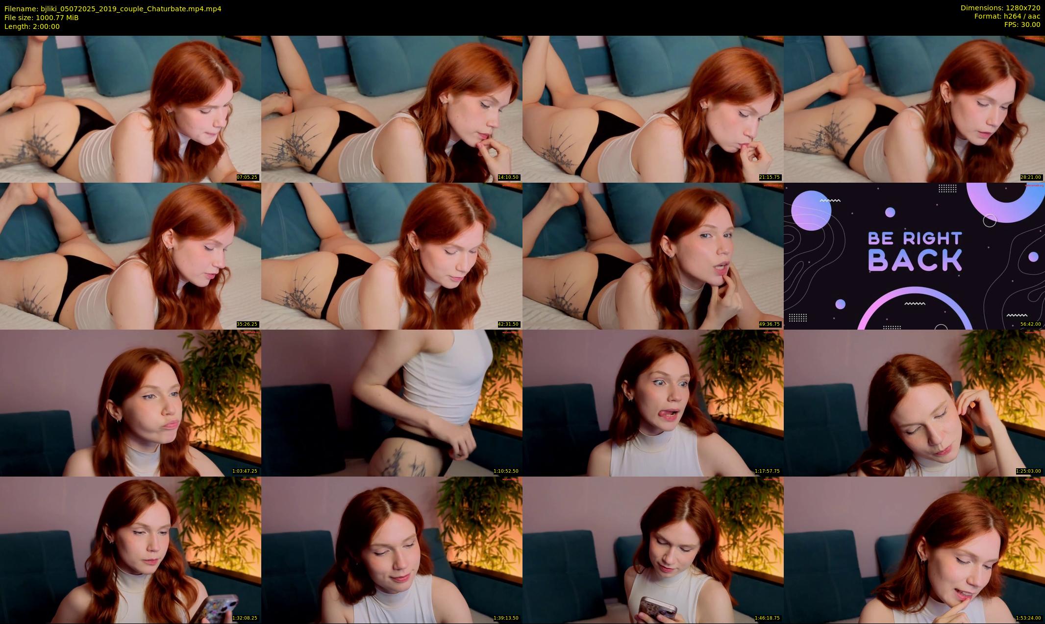 bjliki — 120 minute Chaturbate couple cam show recording, 720p, Jul 5, 2025